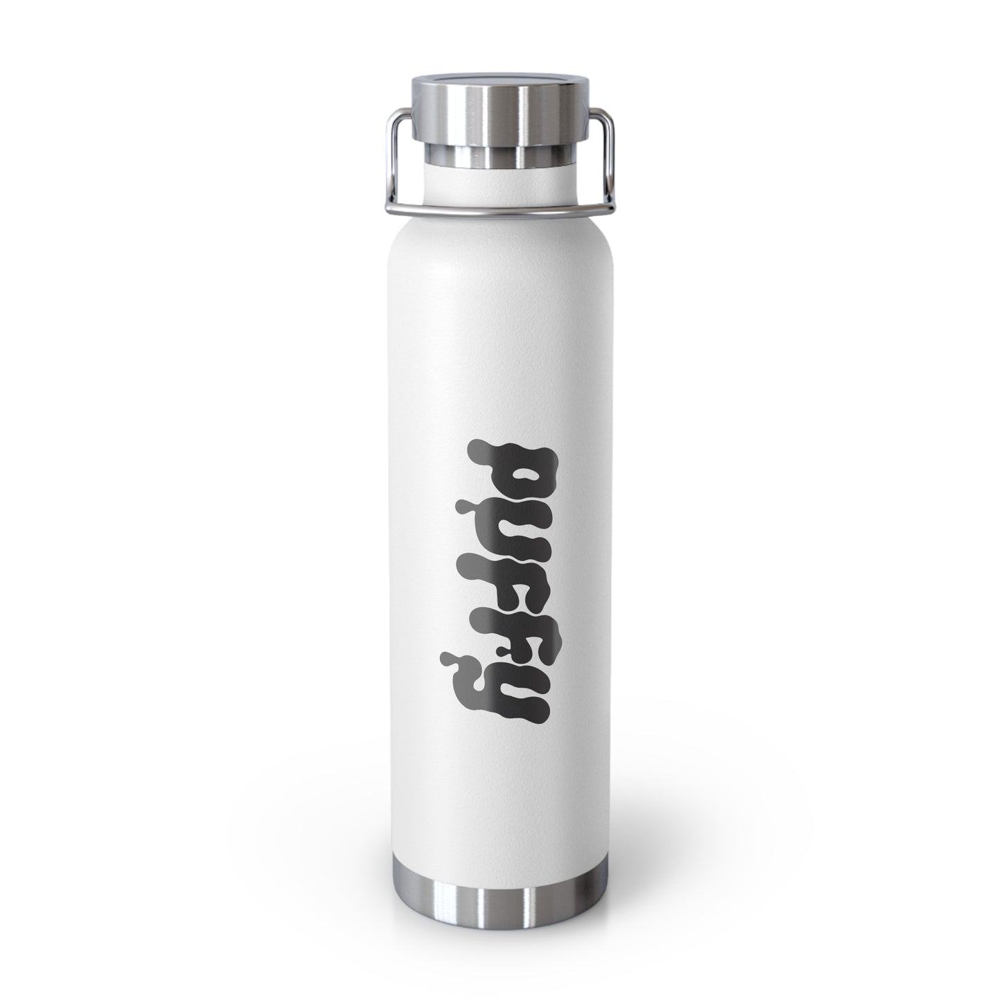 PUFFY Text Logo Copper Vacuum Insulated Bottle, 22oz