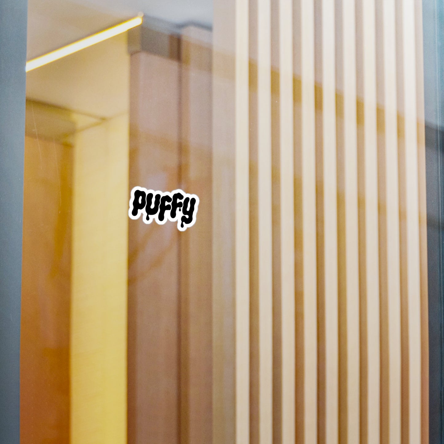 PUFFY Text Logo Sticker