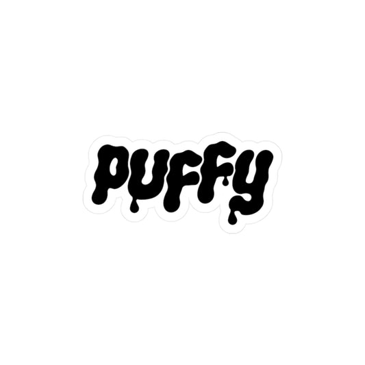 PUFFY Text Logo Sticker