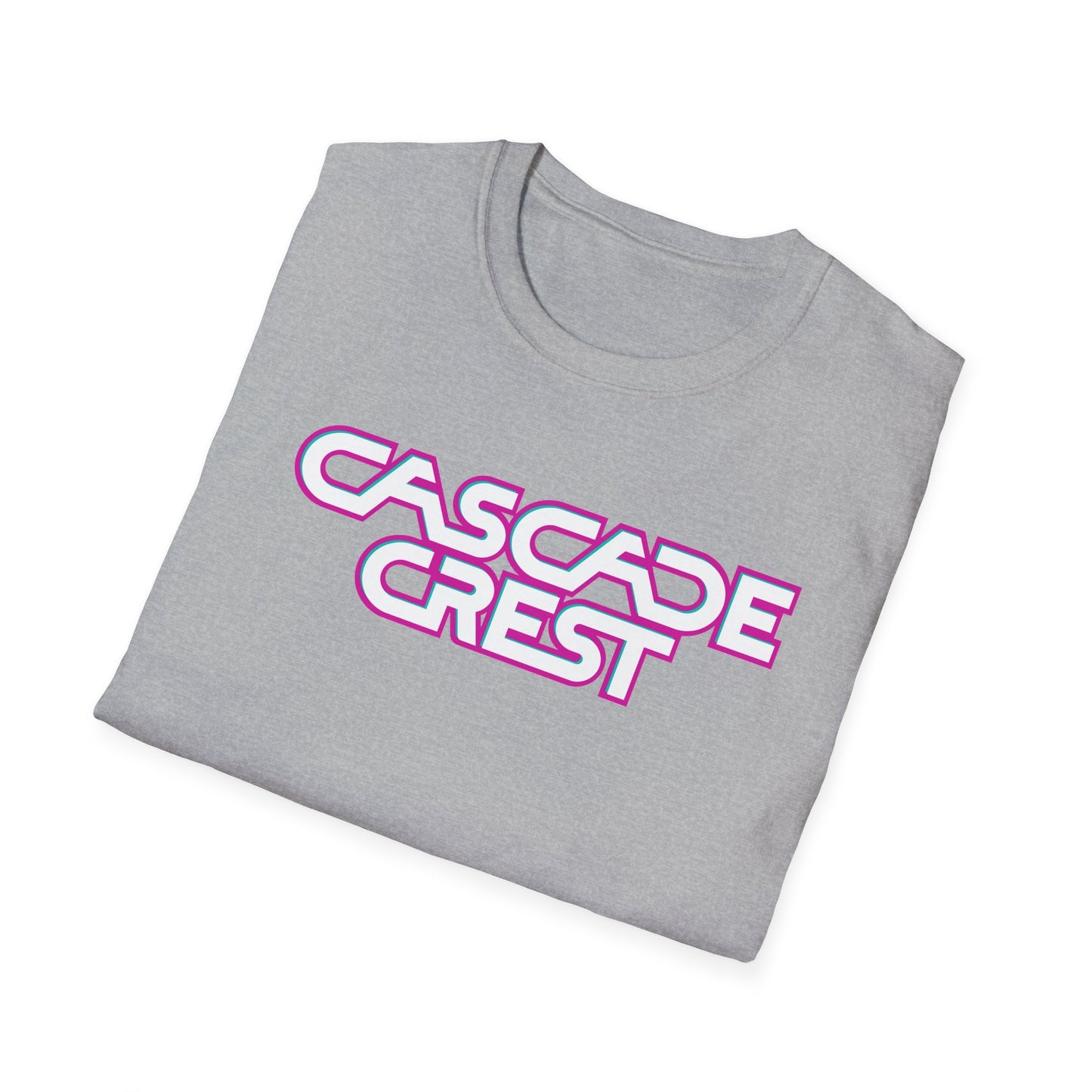 Cascade Crest Text Logo Tee