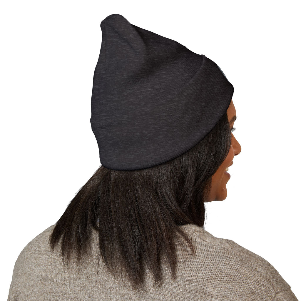 Plume "P" Embroidered Cuffed Beanie