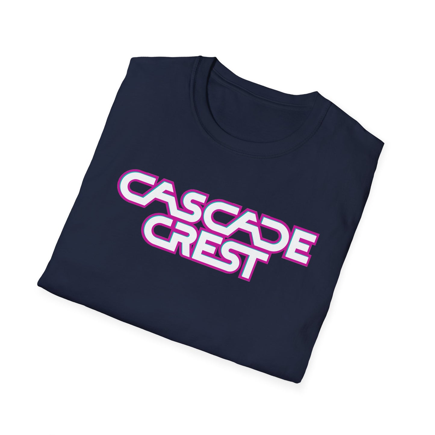 Cascade Crest Text Logo Tee
