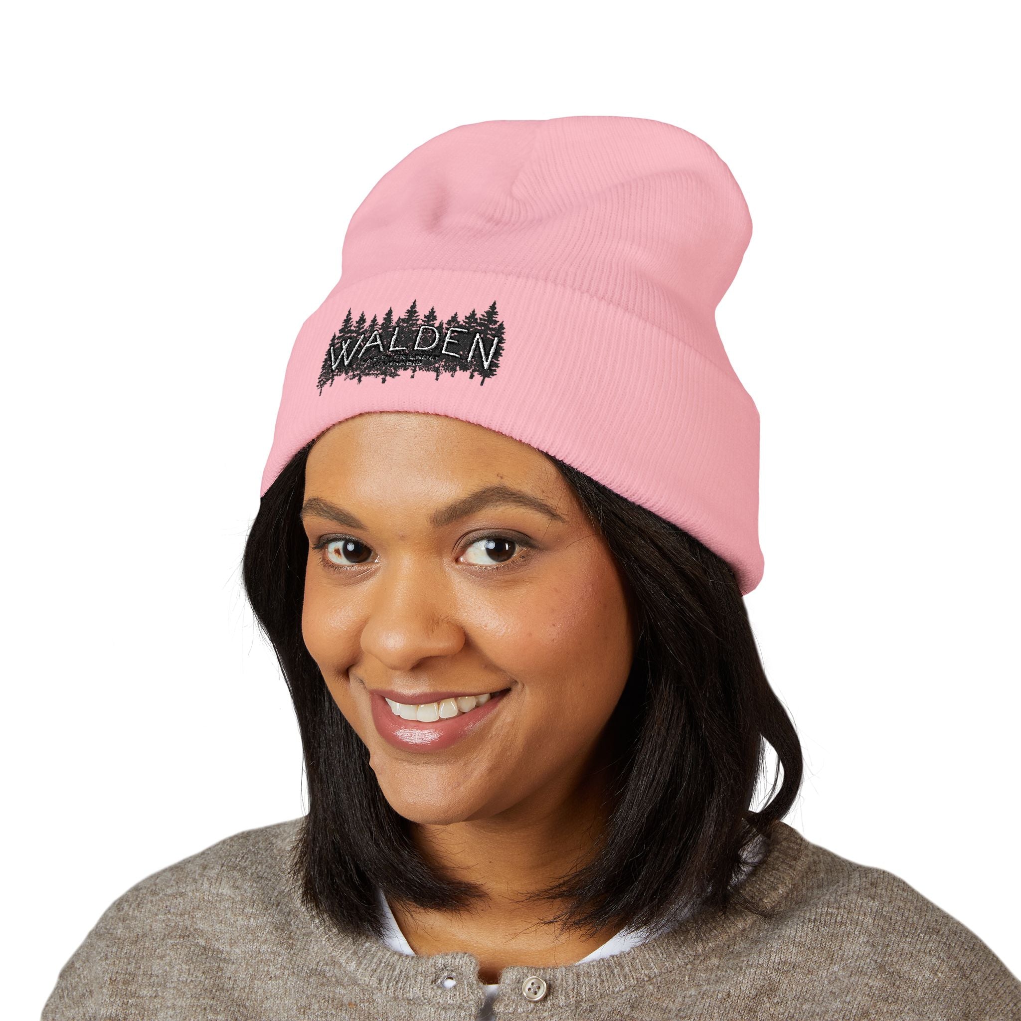Walden Forest Embroidered Cuffed Beanie