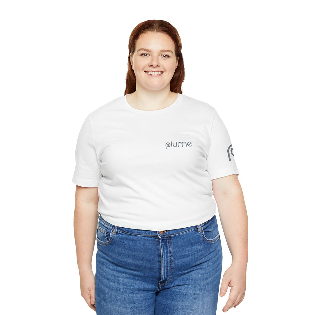 Plume Logo Embroidered Tee