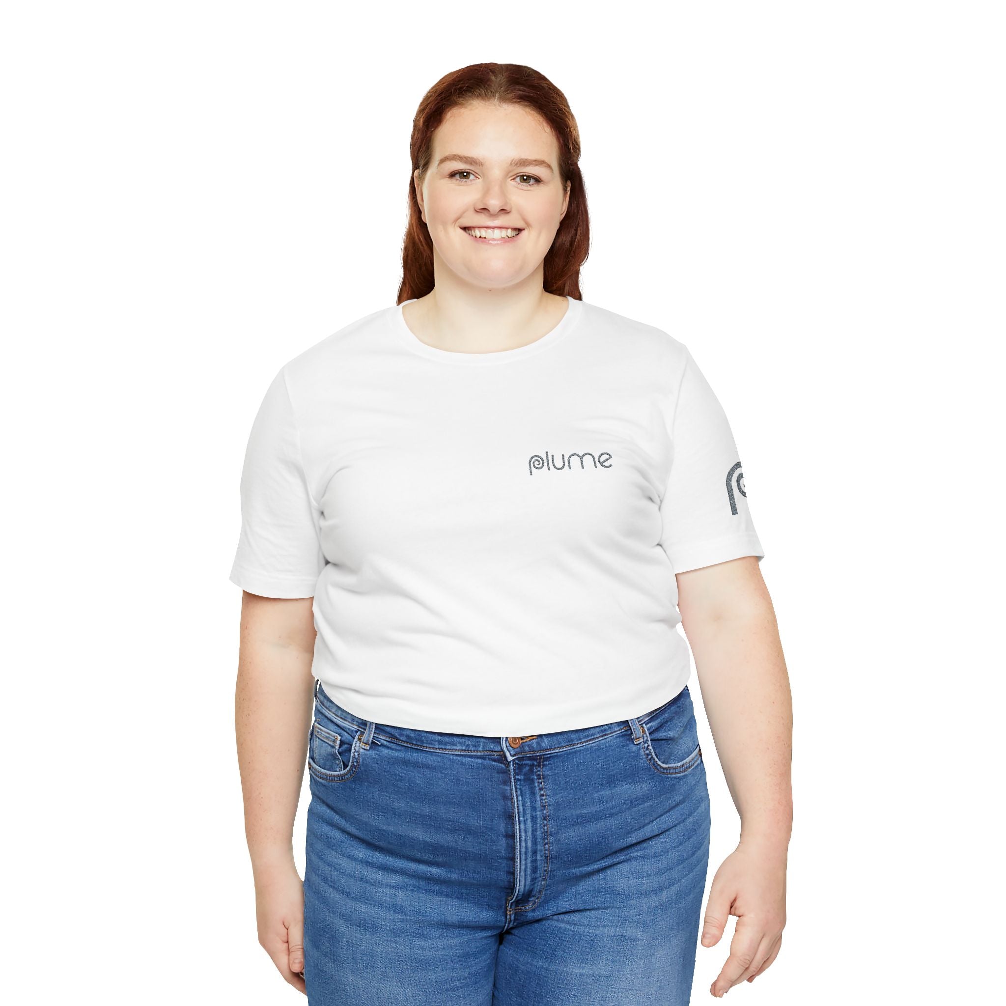 Plume Logo Embroidered Tee