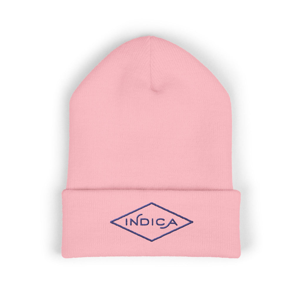 Indica Embroidered Cuffed Beanie