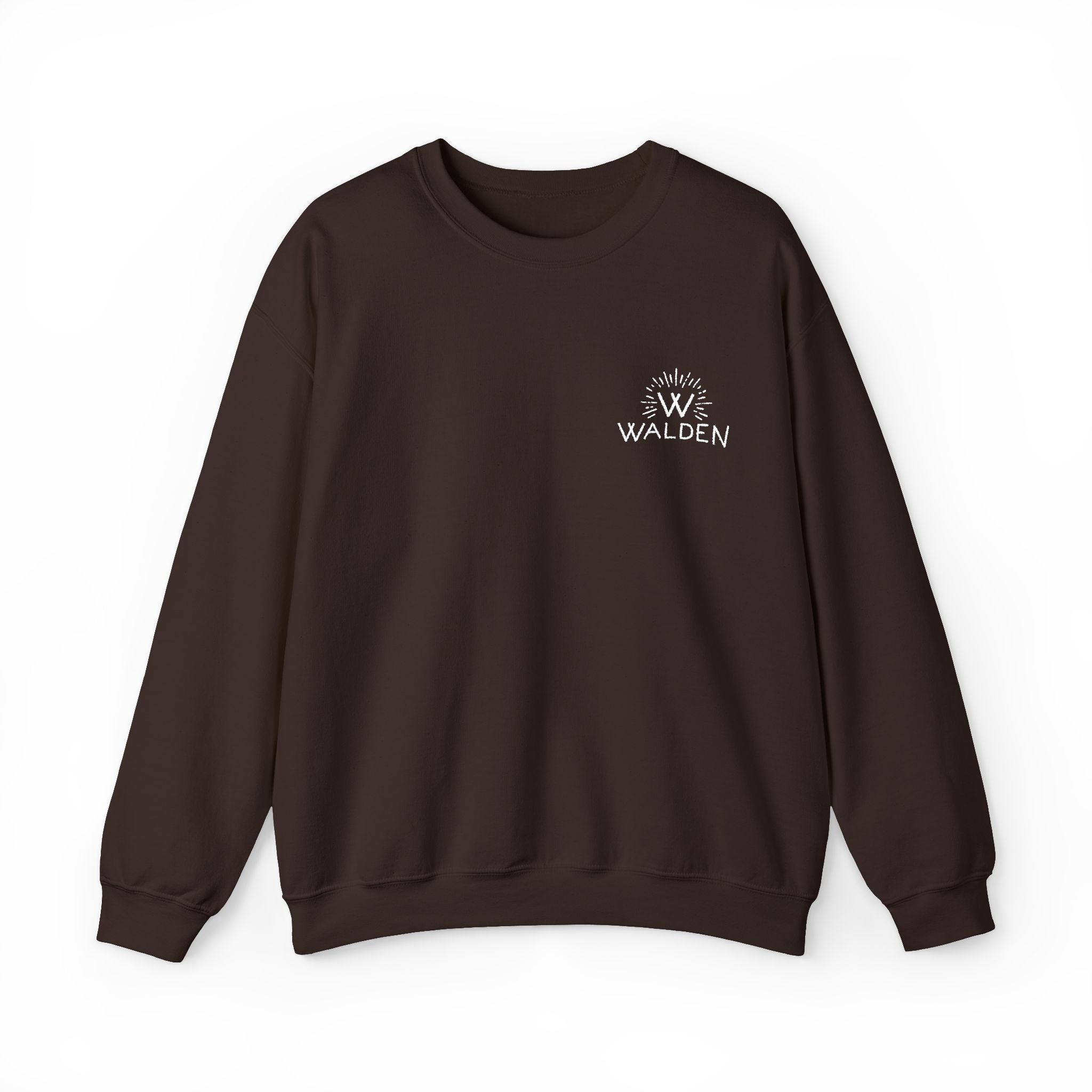Walden Logo Crewneck Sweatshirt — Minimal Nature-Inspired Logo Pullover