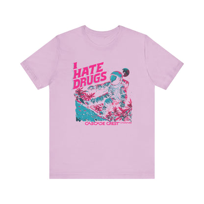 Cascade Crest "I Hate Drugs" Astronaut Tee