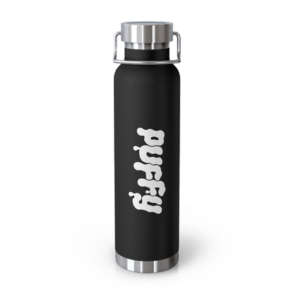 PUFFY Text Logo Copper Vacuum Insulated Bottle, 22oz