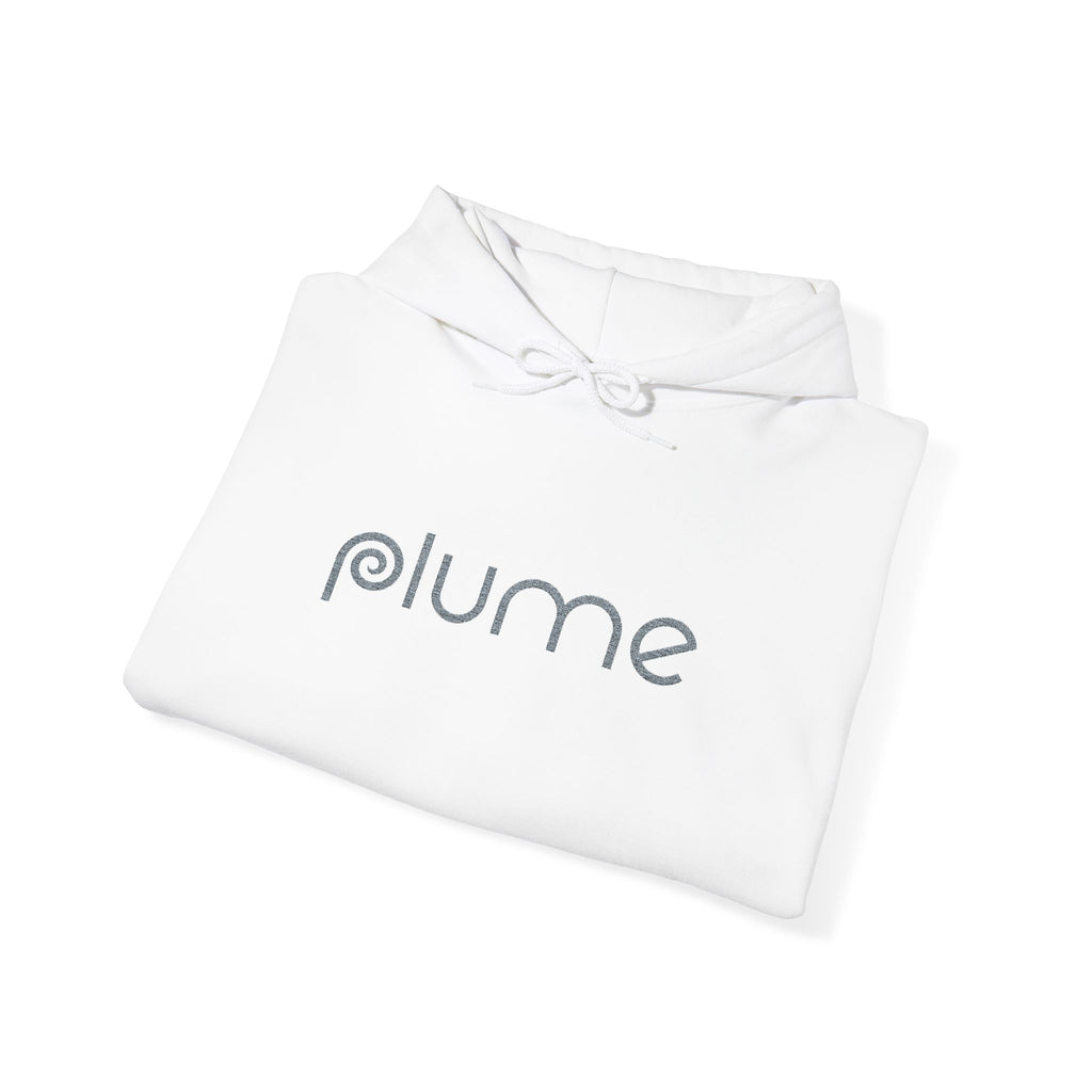 Plume Embroidered Logo Hoodie