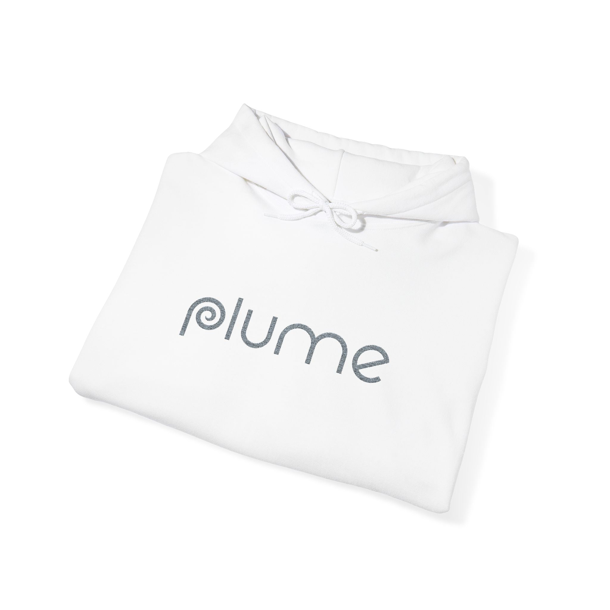 Plume Embroidered Logo Hoodie