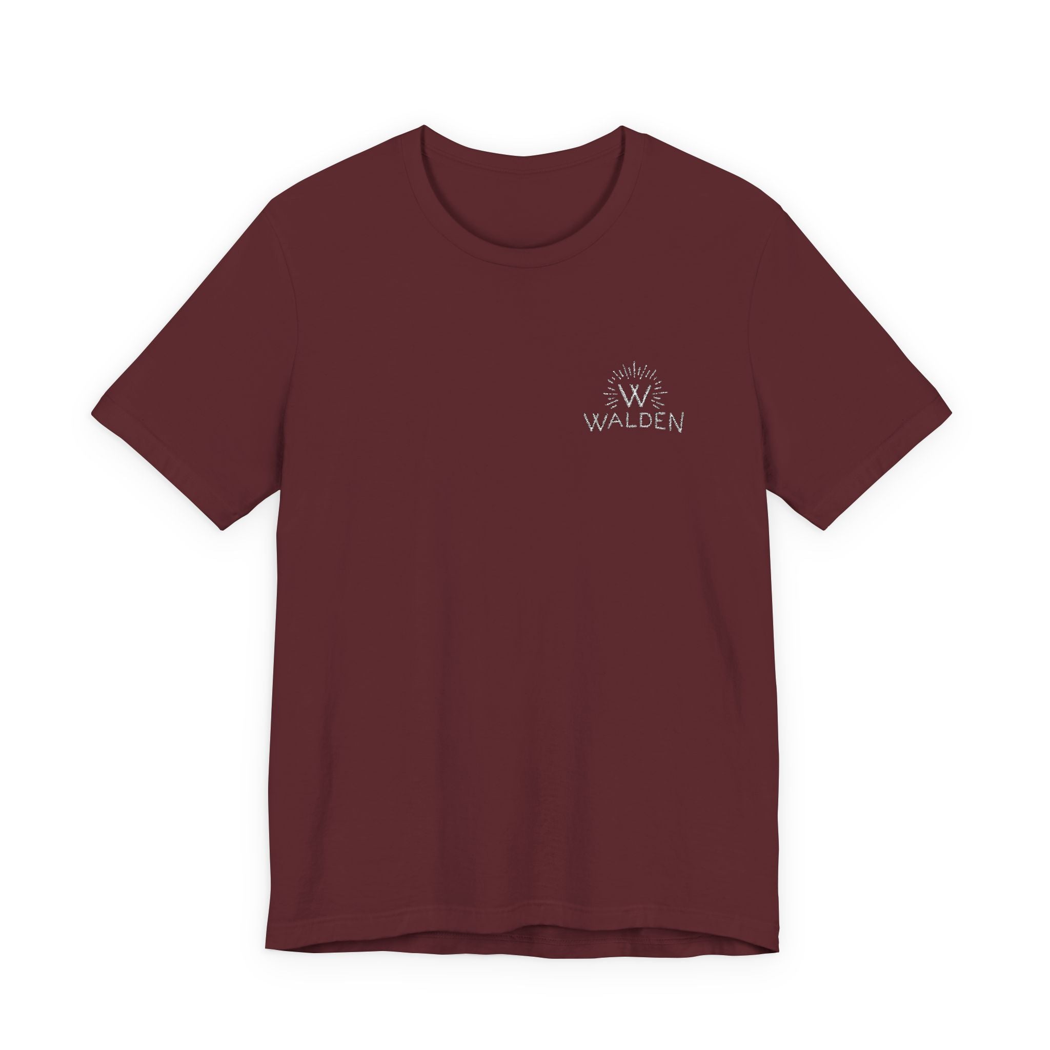 Minimalist Logo Tee — Small Chest Emblem Casual T-Shirt