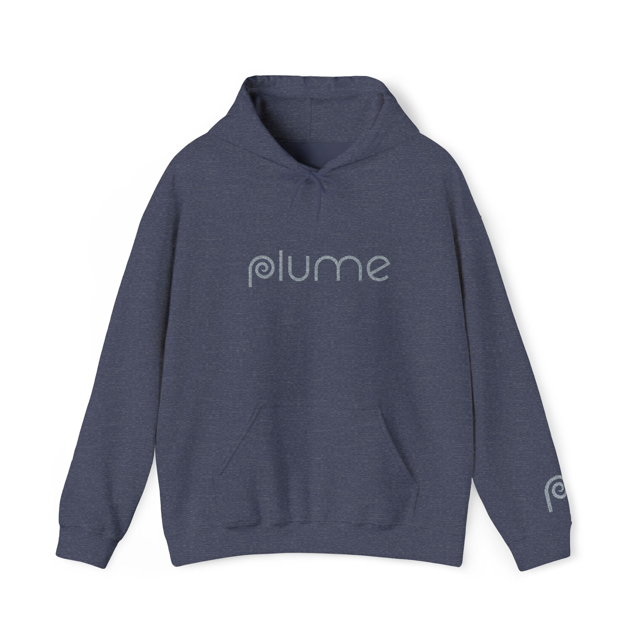 Plume Embroidered Logo Hoodie