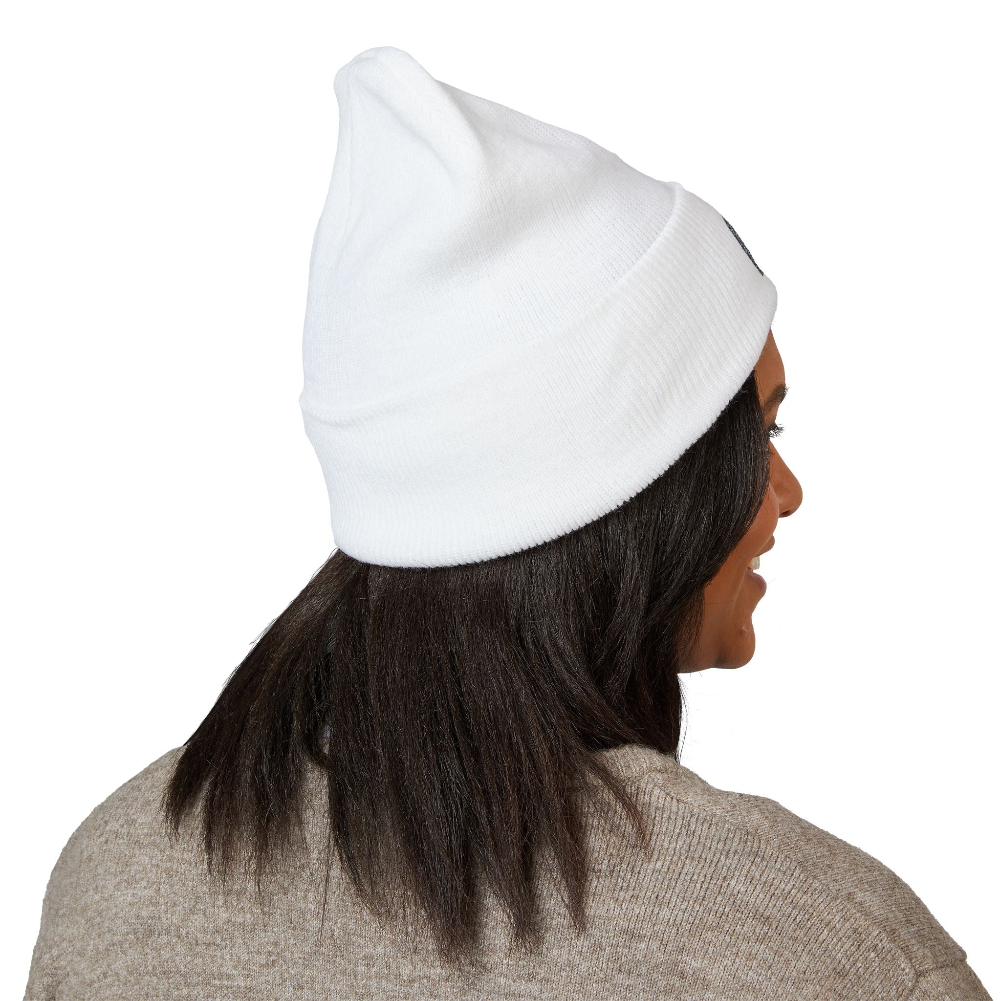 Plume "P" Embroidered Cuffed Beanie