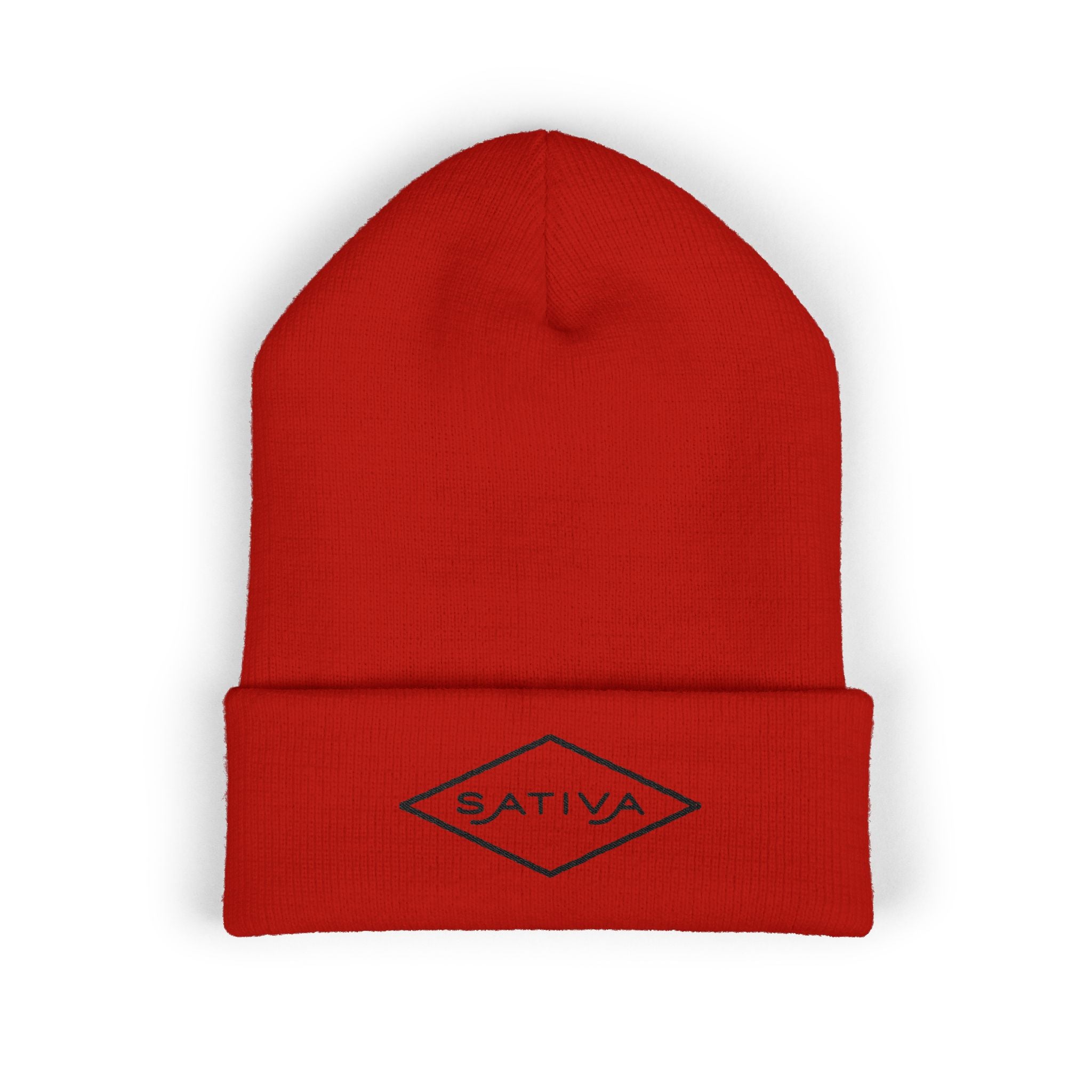 Sativa Embroidered Classic Cuffed Beanie