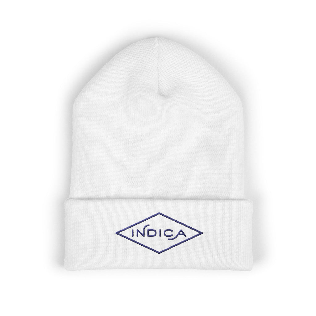 Indica Embroidered Cuffed Beanie
