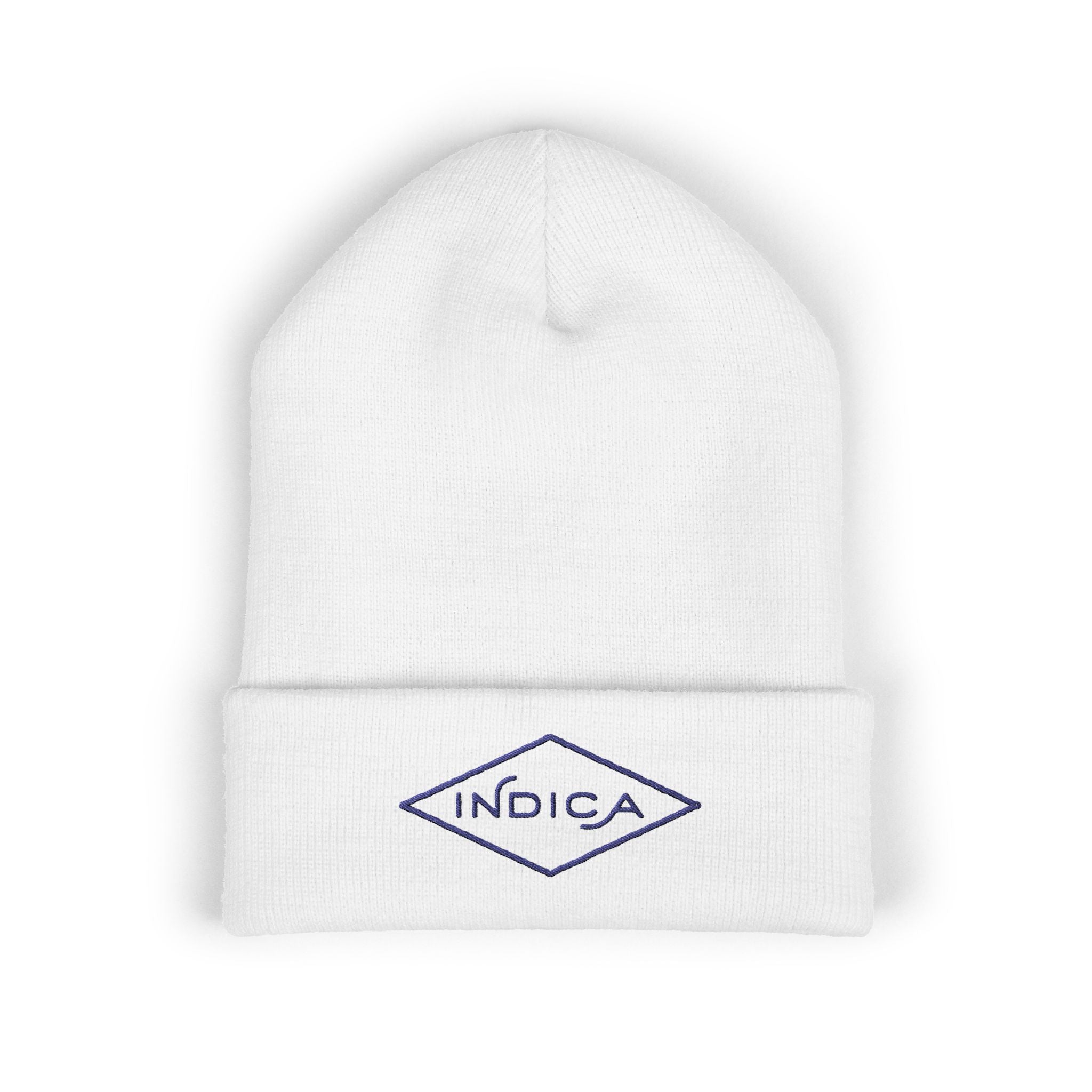 Indica Embroidered Cuffed Beanie