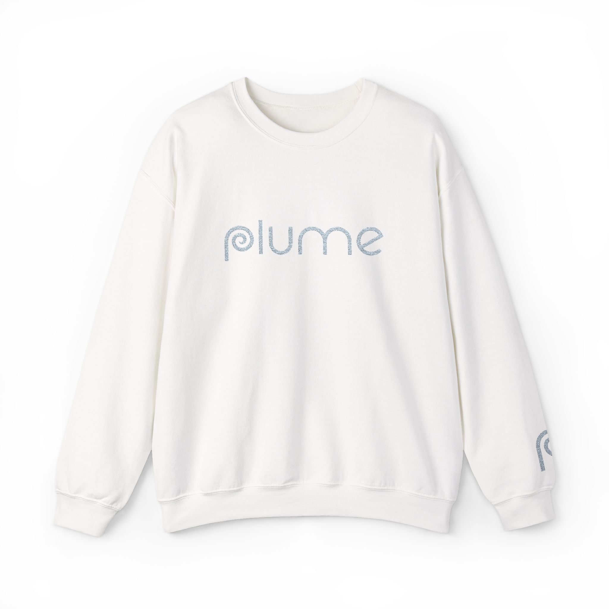 Plume Embroidered Crew Neck Sweatshirt