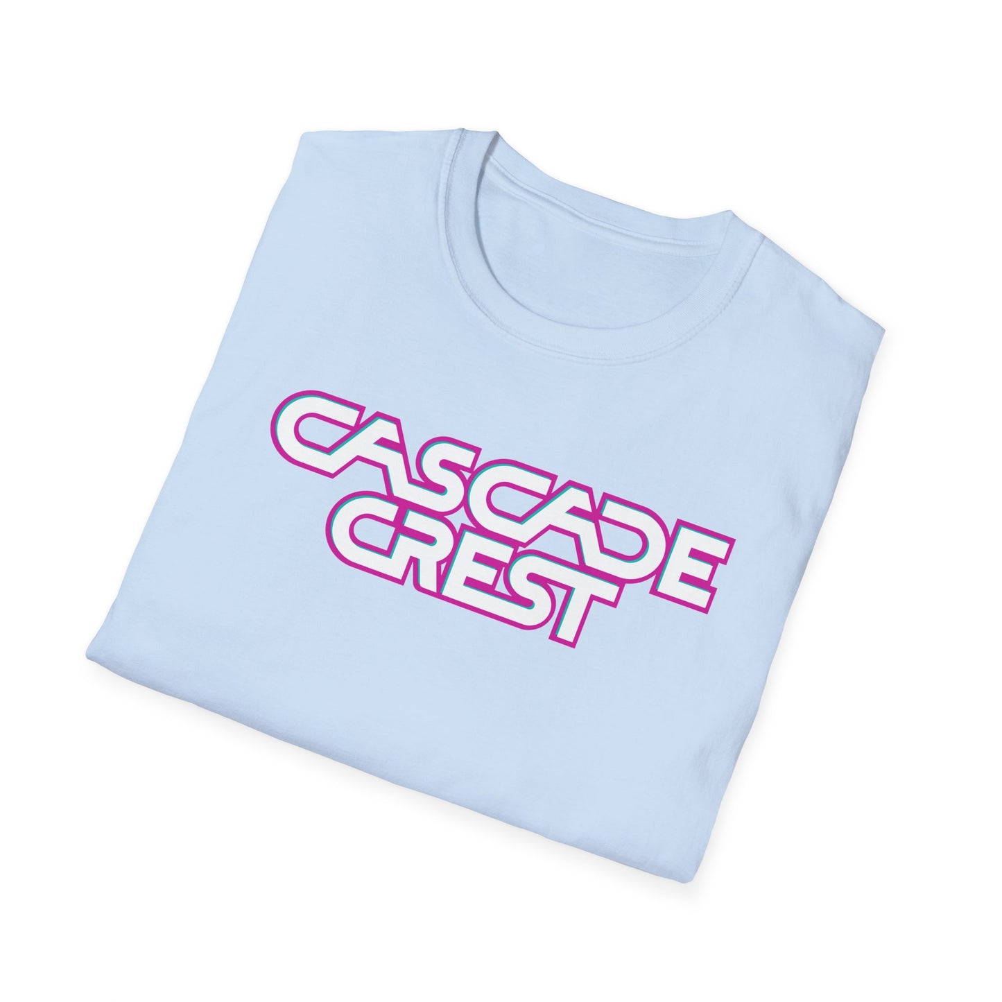 Cascade Crest Text Logo Tee