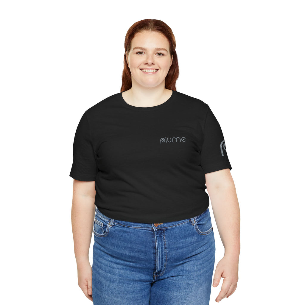Plume Logo Embroidered Tee
