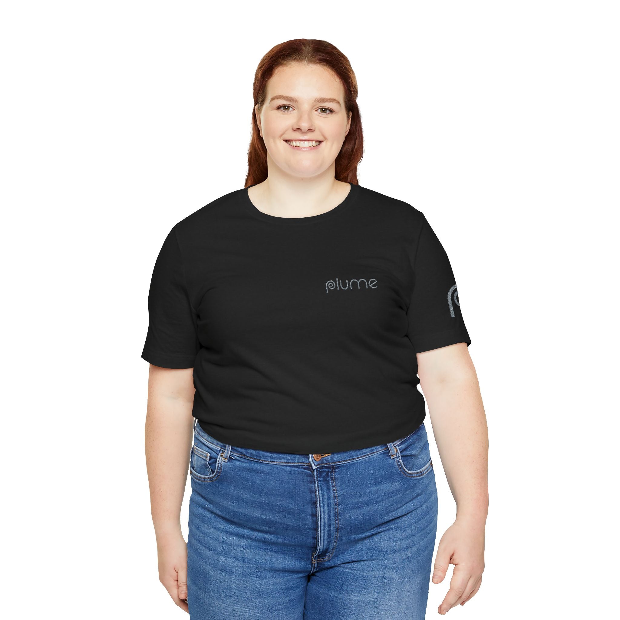 Plume Logo Embroidered Tee