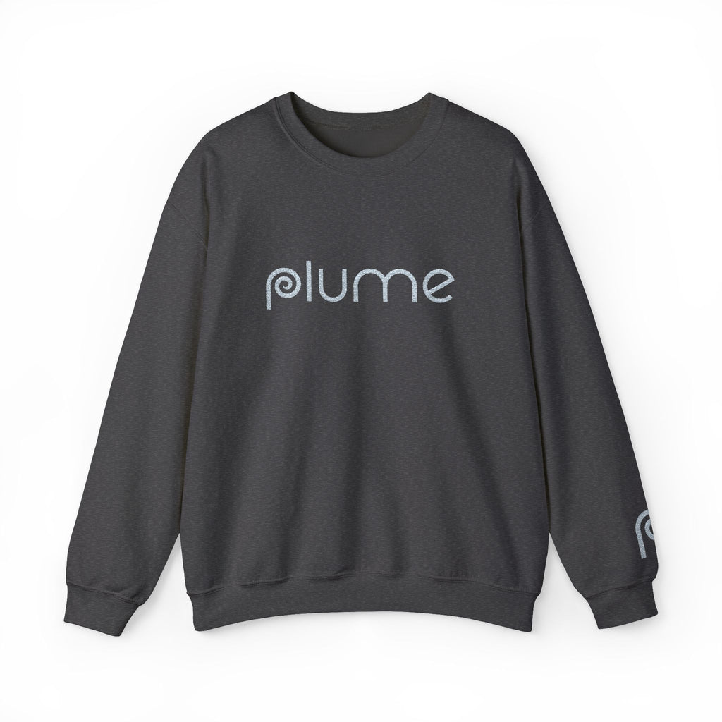 Plume Embroidered Crew Neck Sweatshirt