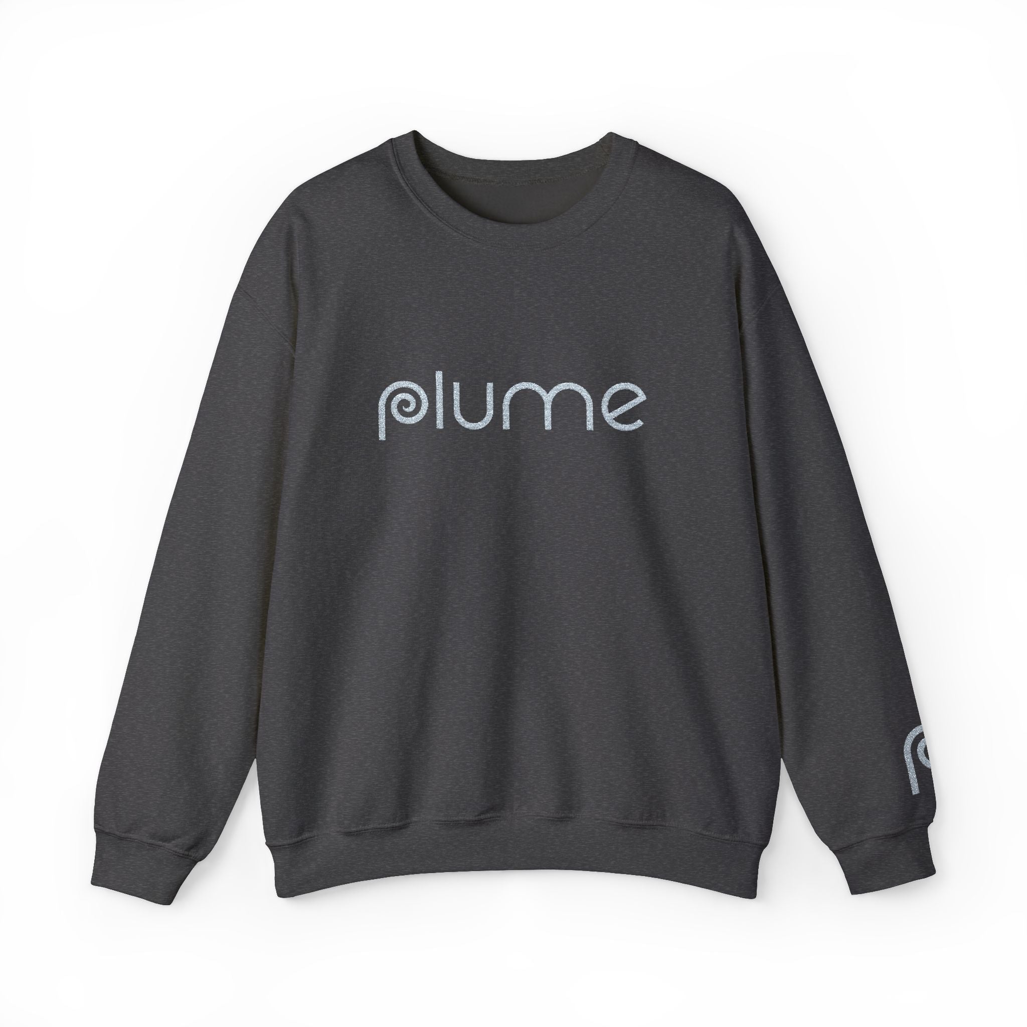 Plume Embroidered Crew Neck Sweatshirt