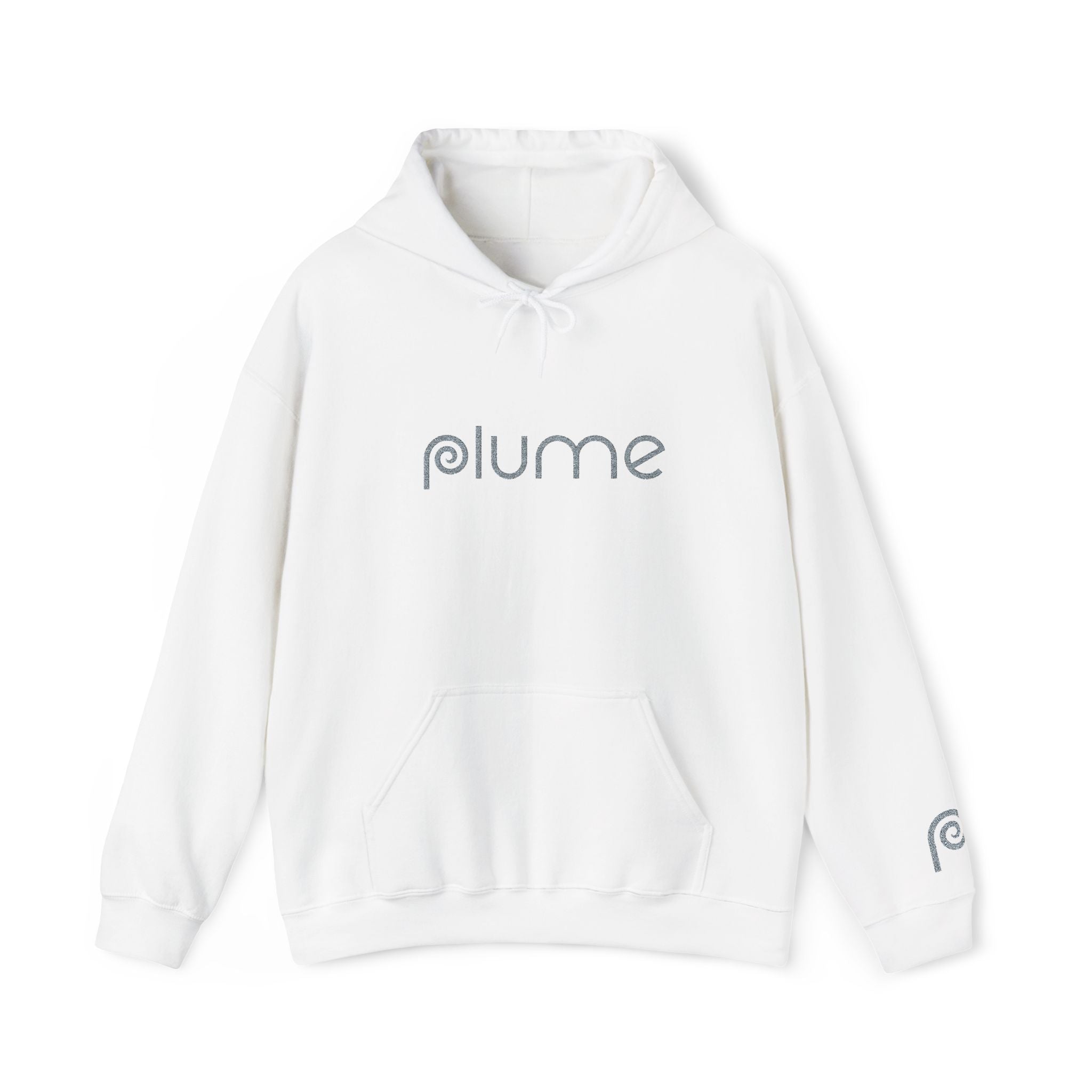 Plume Embroidered Logo Hoodie