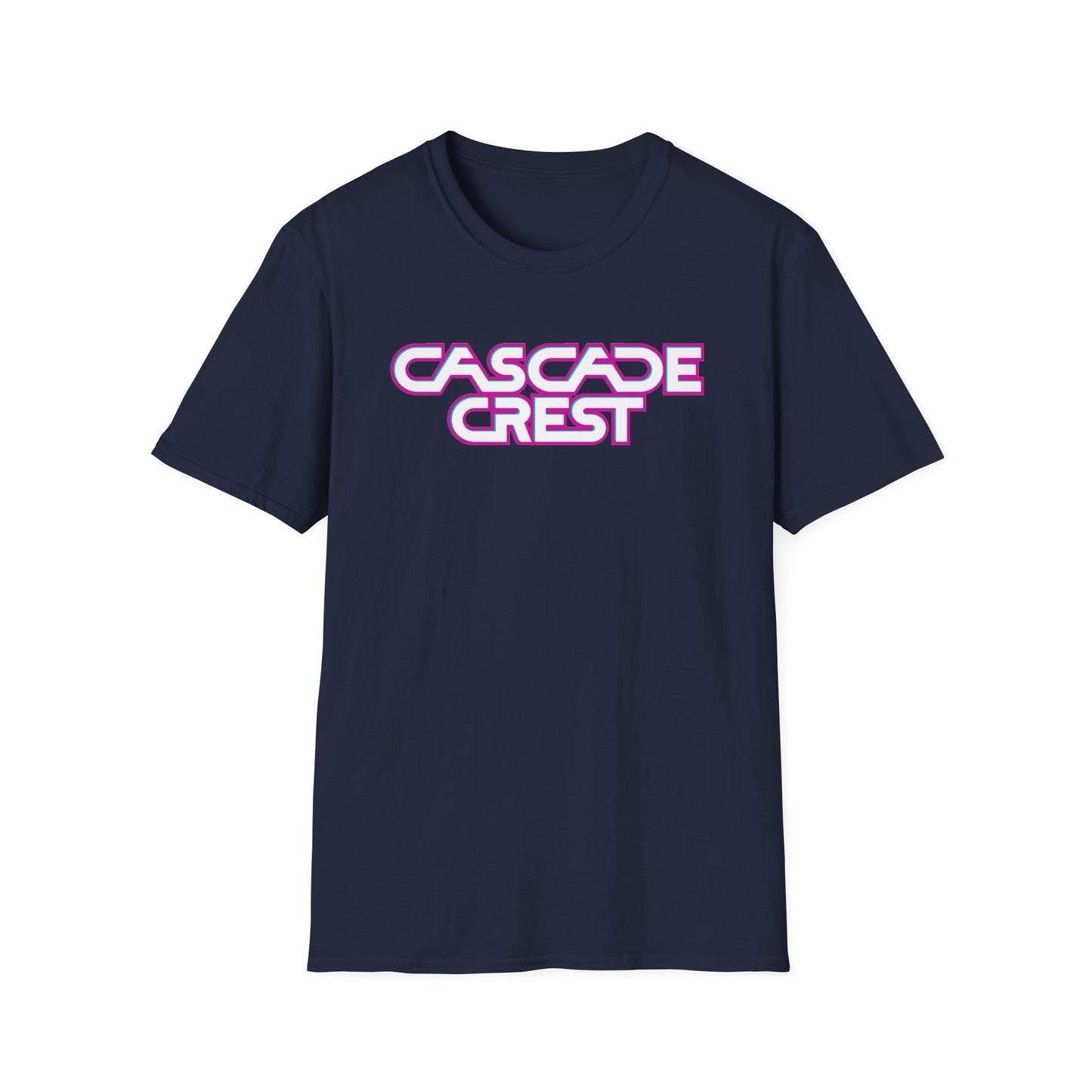 Cascade Crest Text Logo Tee