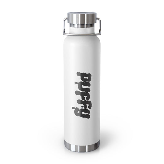 PUFFY Text Logo Copper Vacuum Insulated Bottle, 22oz