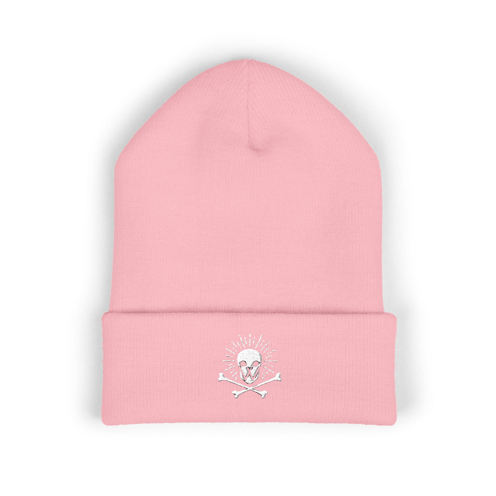 Walden Skull Embroidered Cuffed Beanie