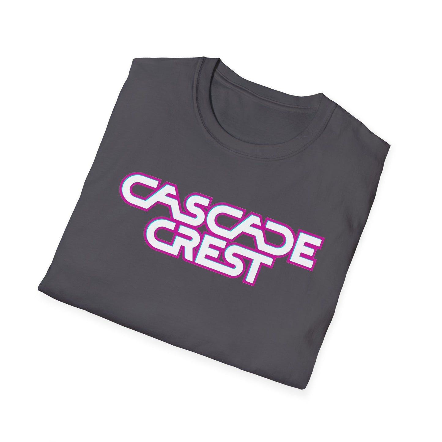 Cascade Crest Text Logo Tee