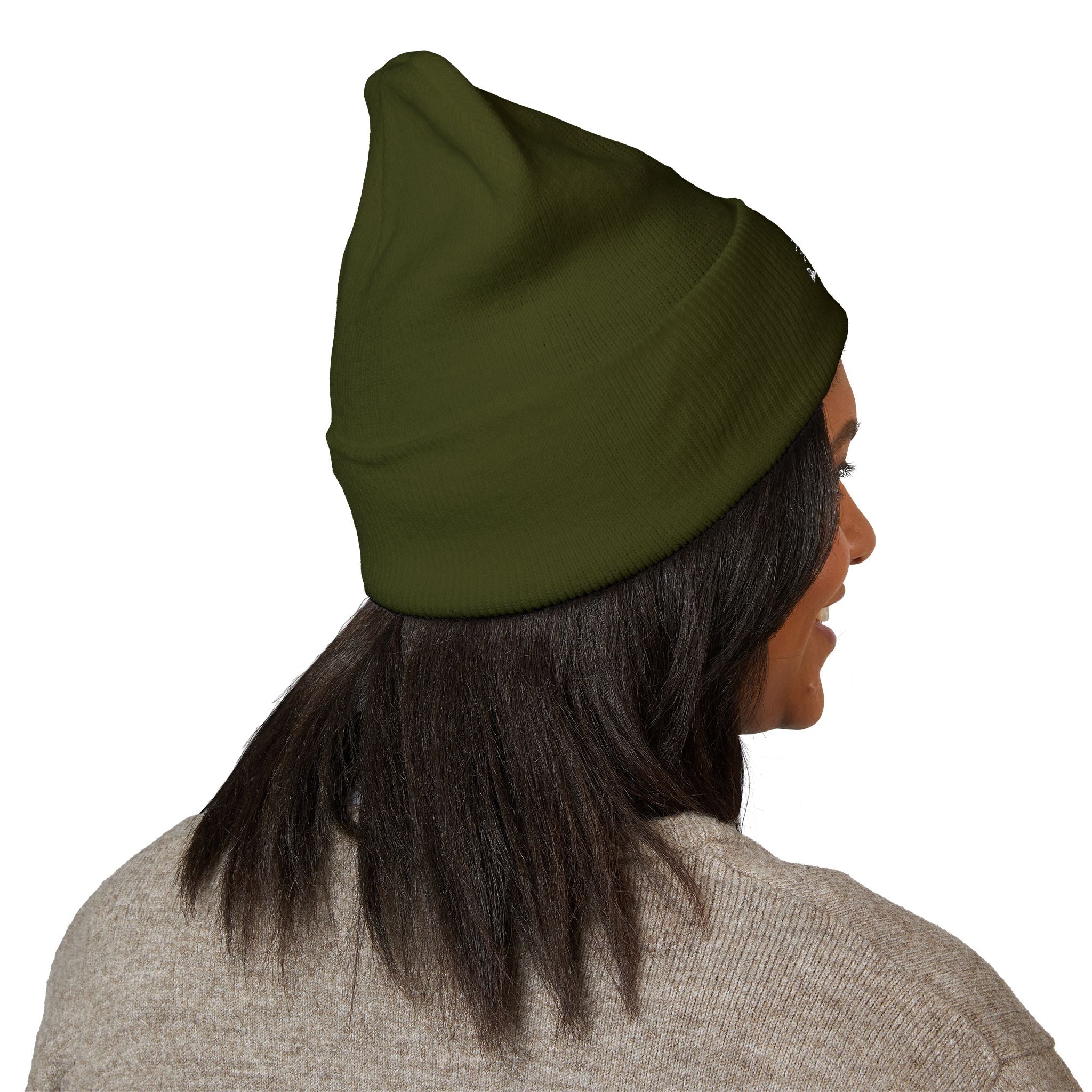 Walden Skull Embroidered Cuffed Beanie