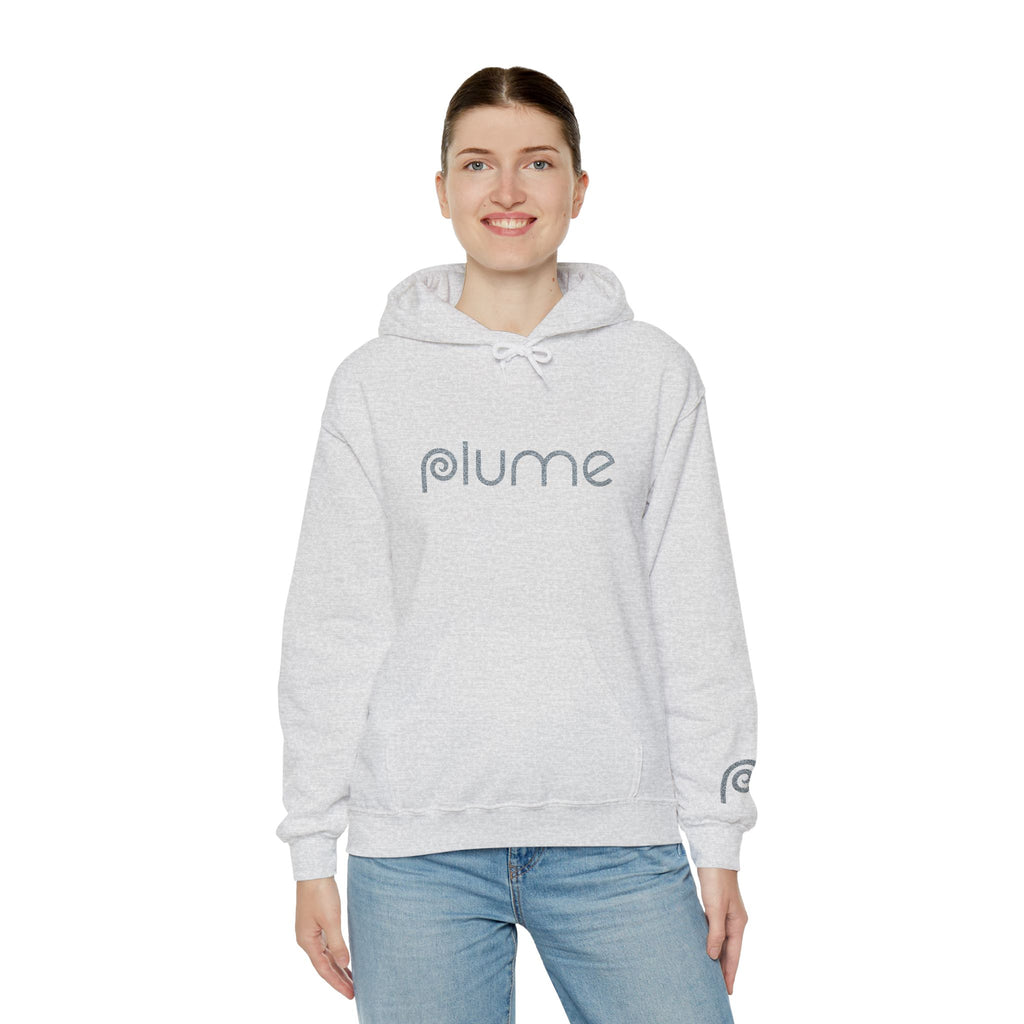 Plume Embroidered Logo Hoodie
