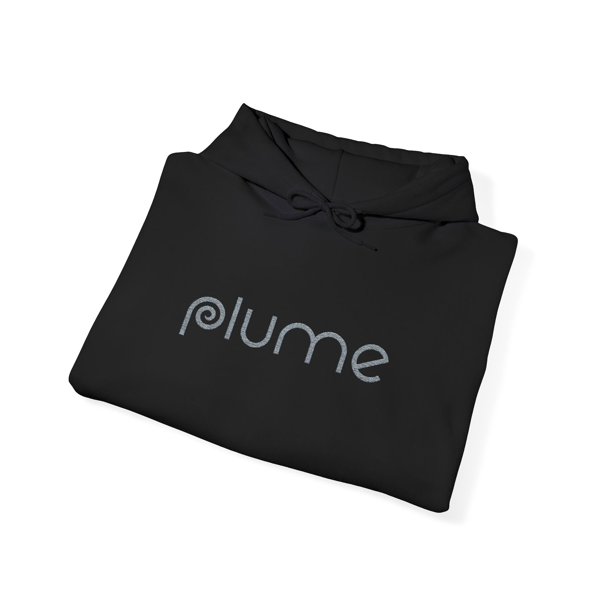 Plume Embroidered Logo Hoodie