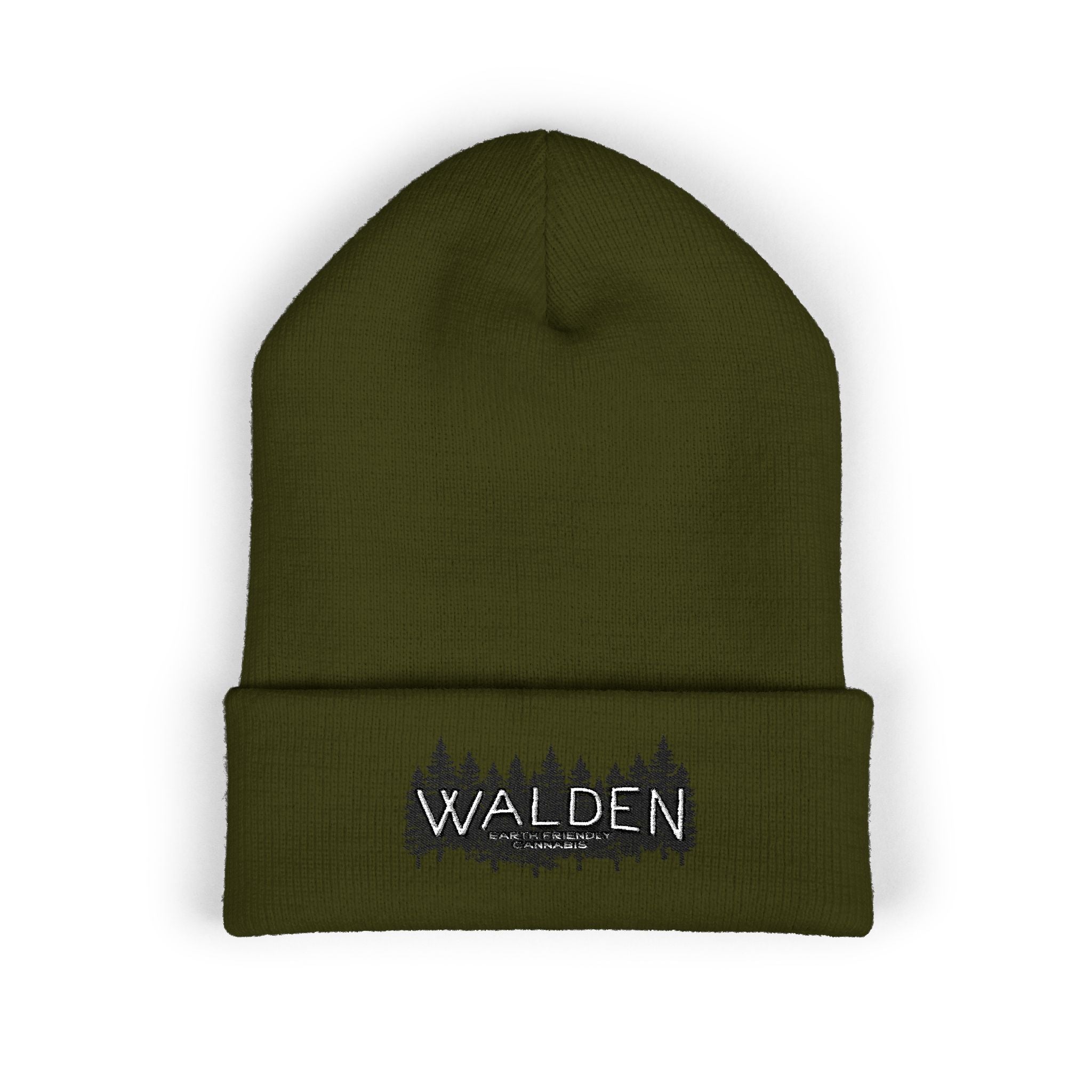 Walden Forest Embroidered Cuffed Beanie