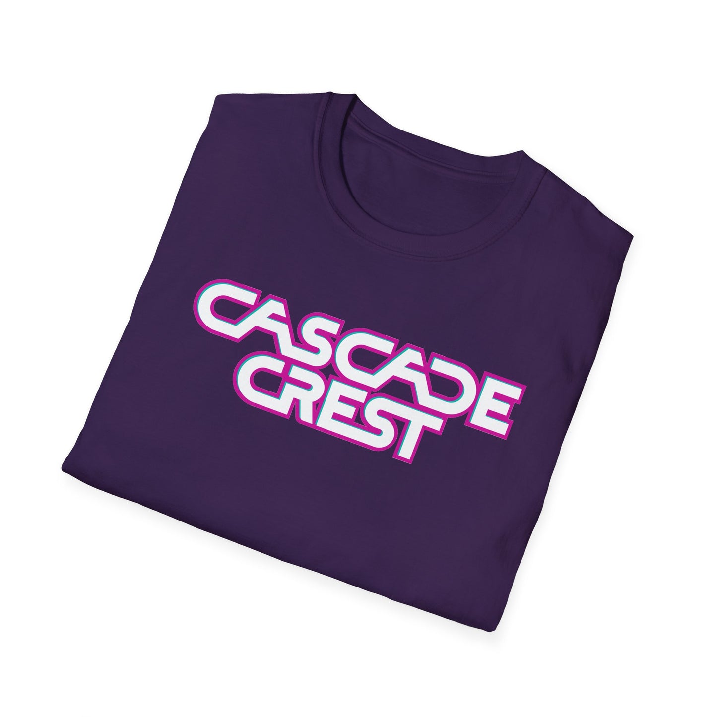 Cascade Crest Text Logo Tee