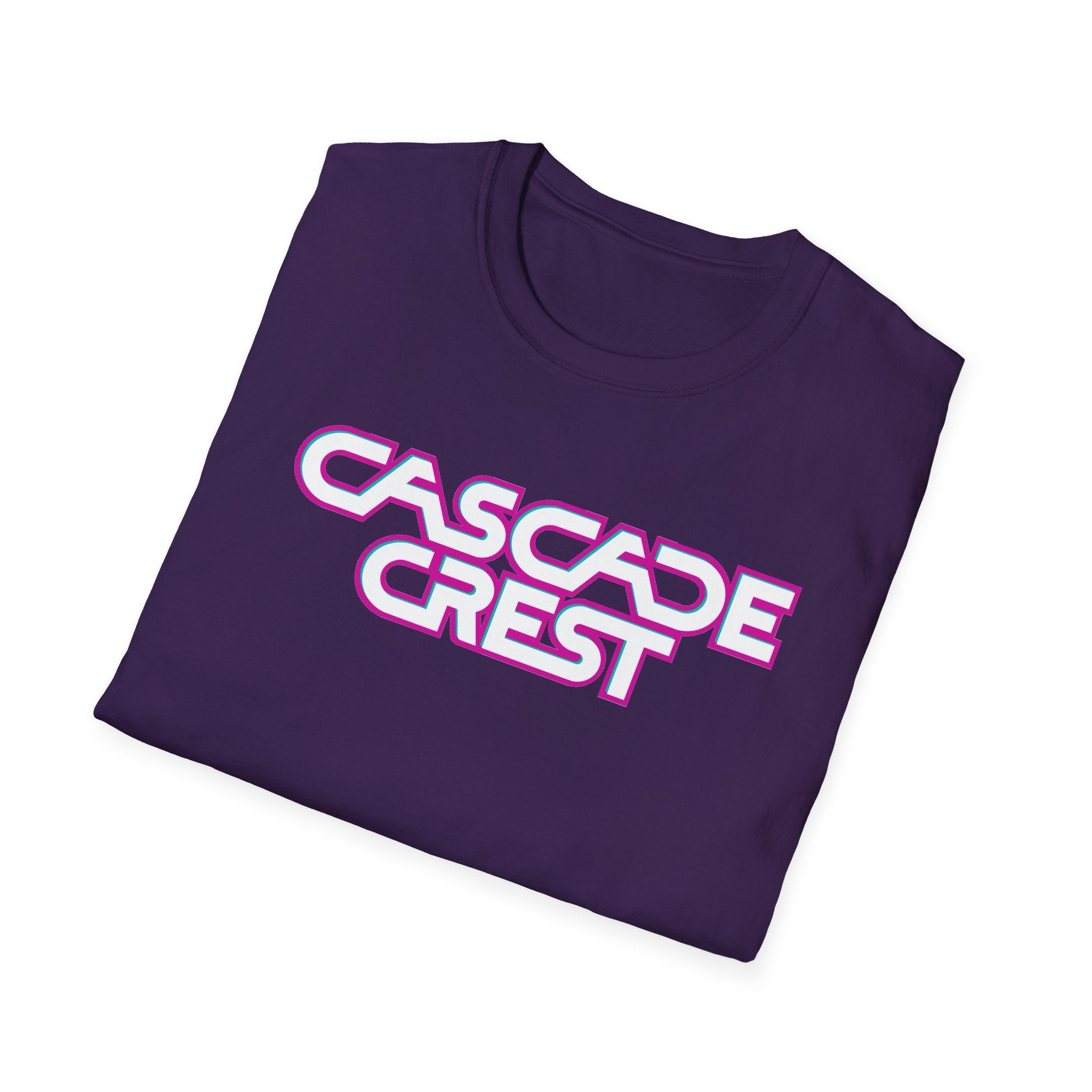 Cascade Crest Text Logo Tee