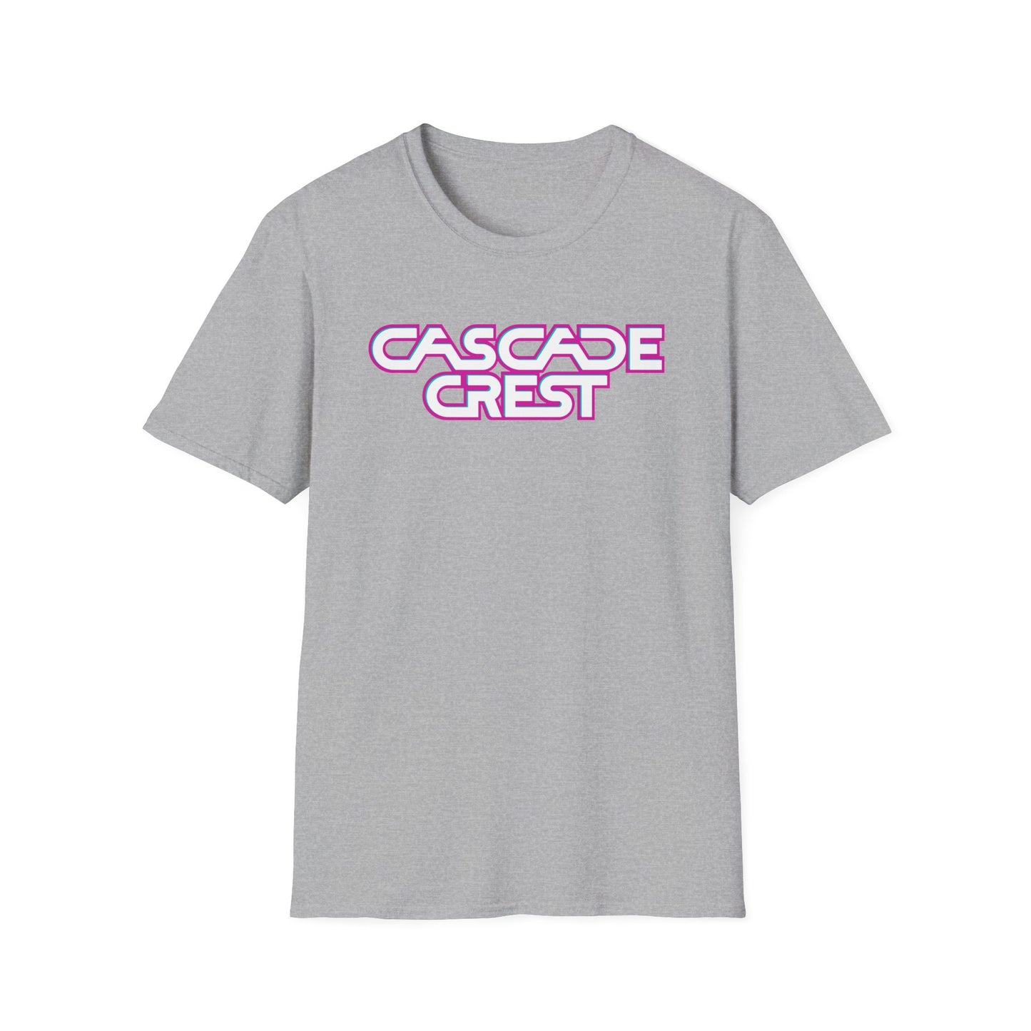 Cascade Crest Text Logo Tee