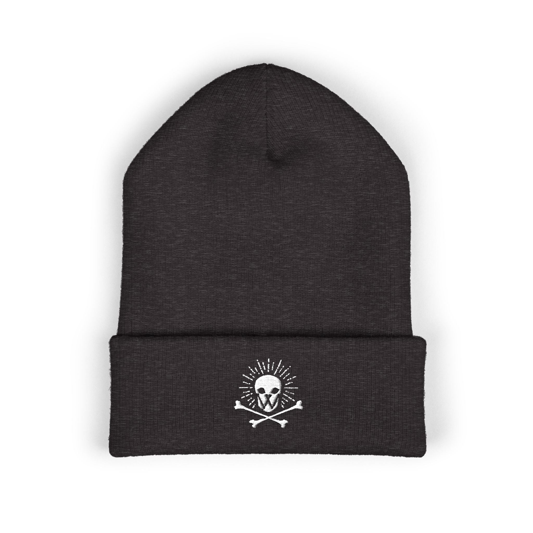 Walden Skull Embroidered Cuffed Beanie