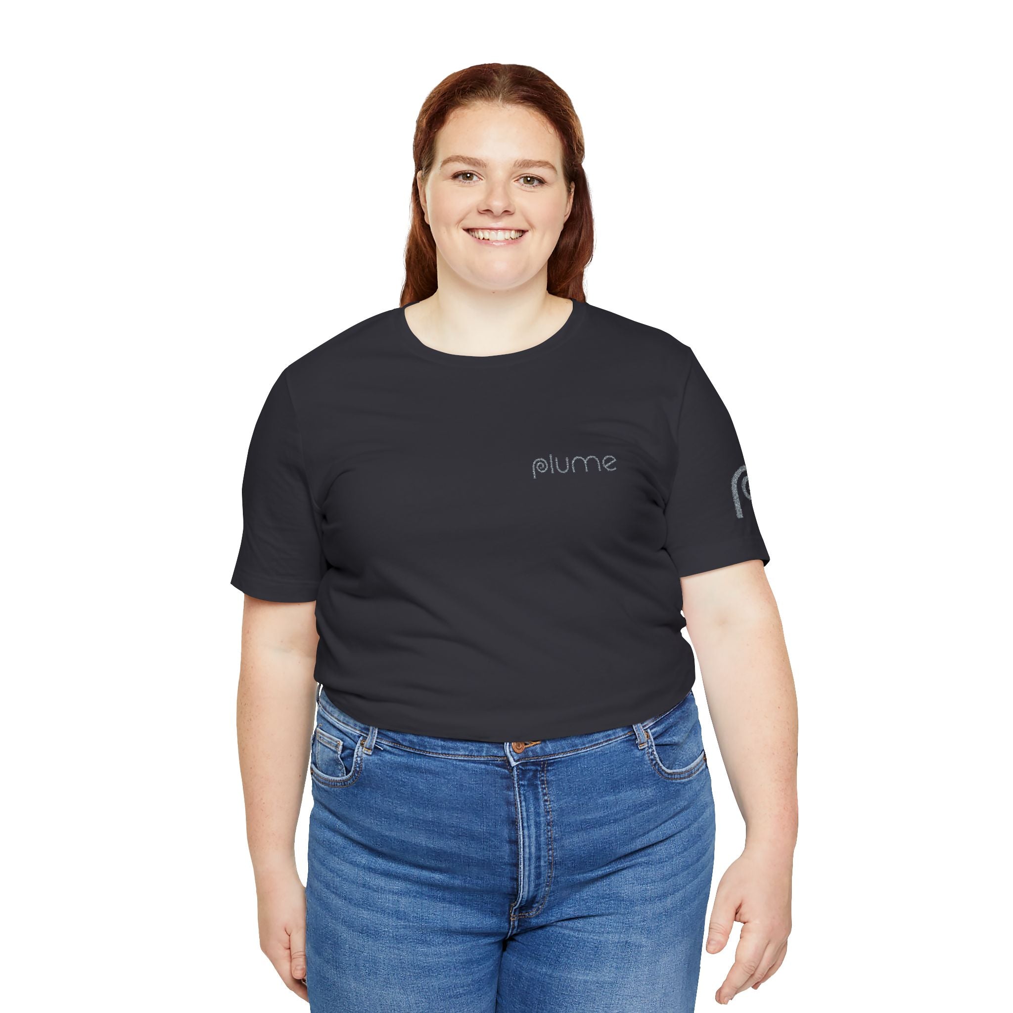 Plume Logo Embroidered Tee