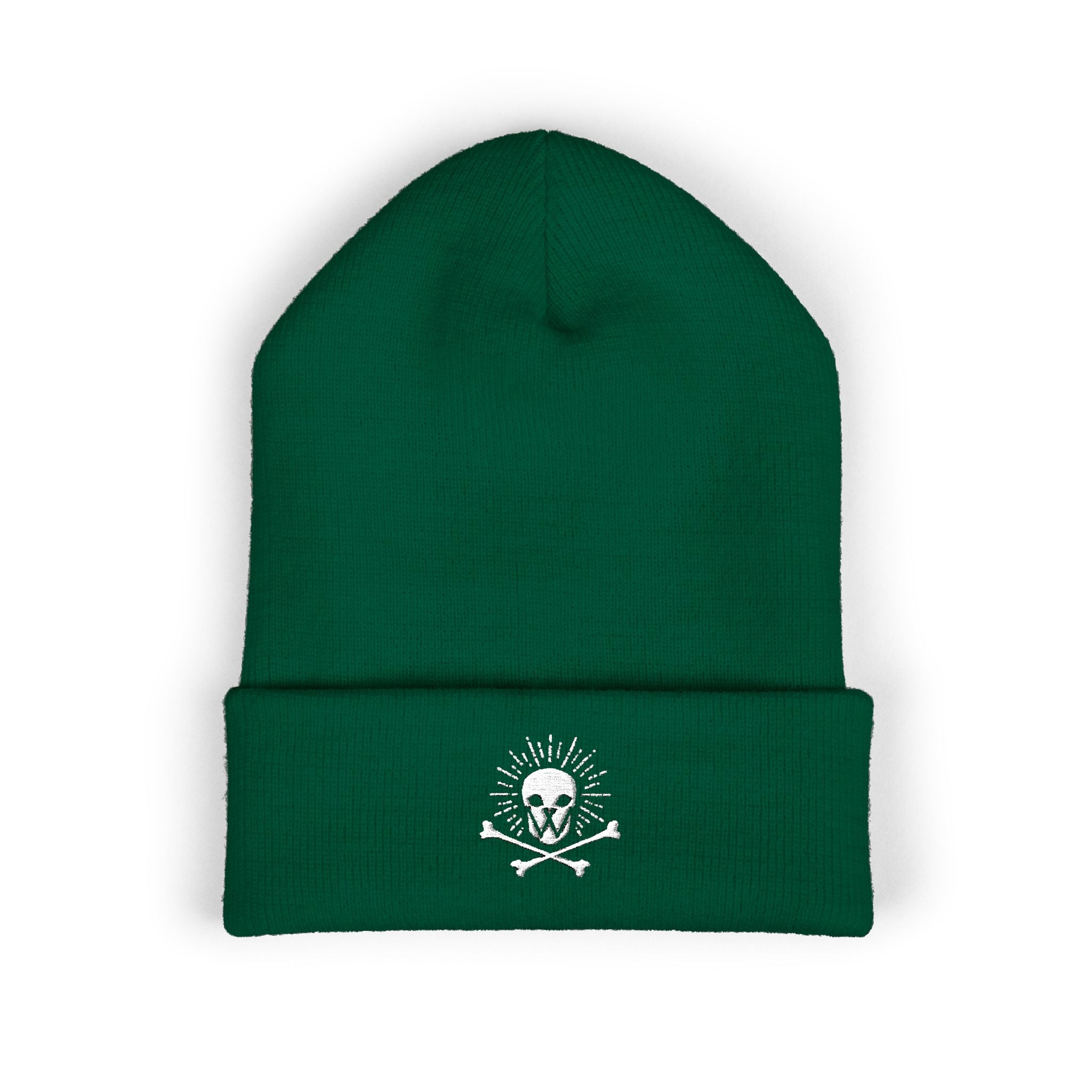 Walden Skull Embroidered Cuffed Beanie