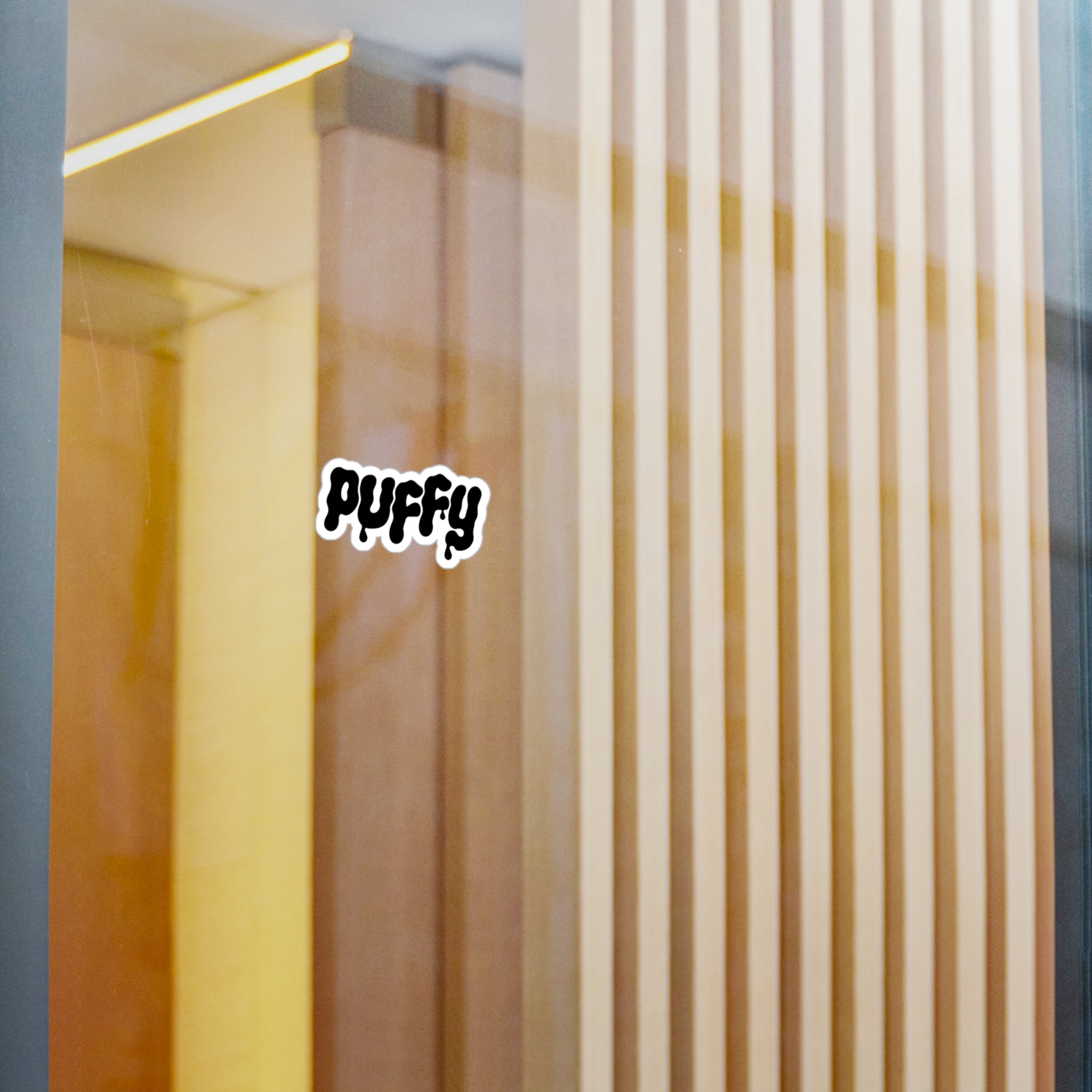 PUFFY Text Logo Sticker