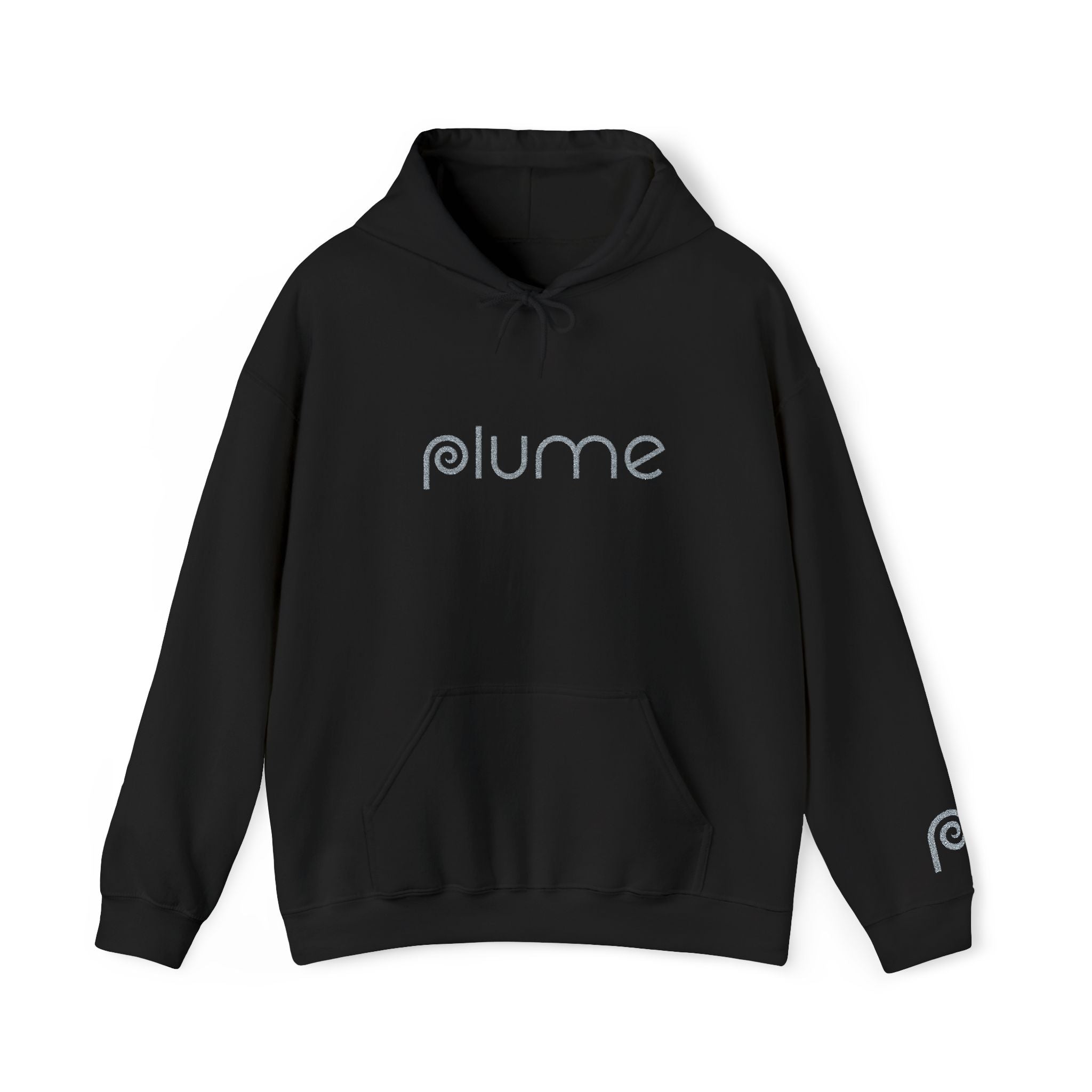 Plume Embroidered Logo Hoodie