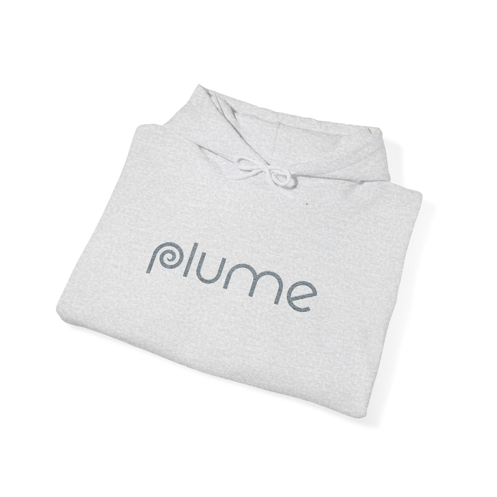 Plume Embroidered Logo Hoodie