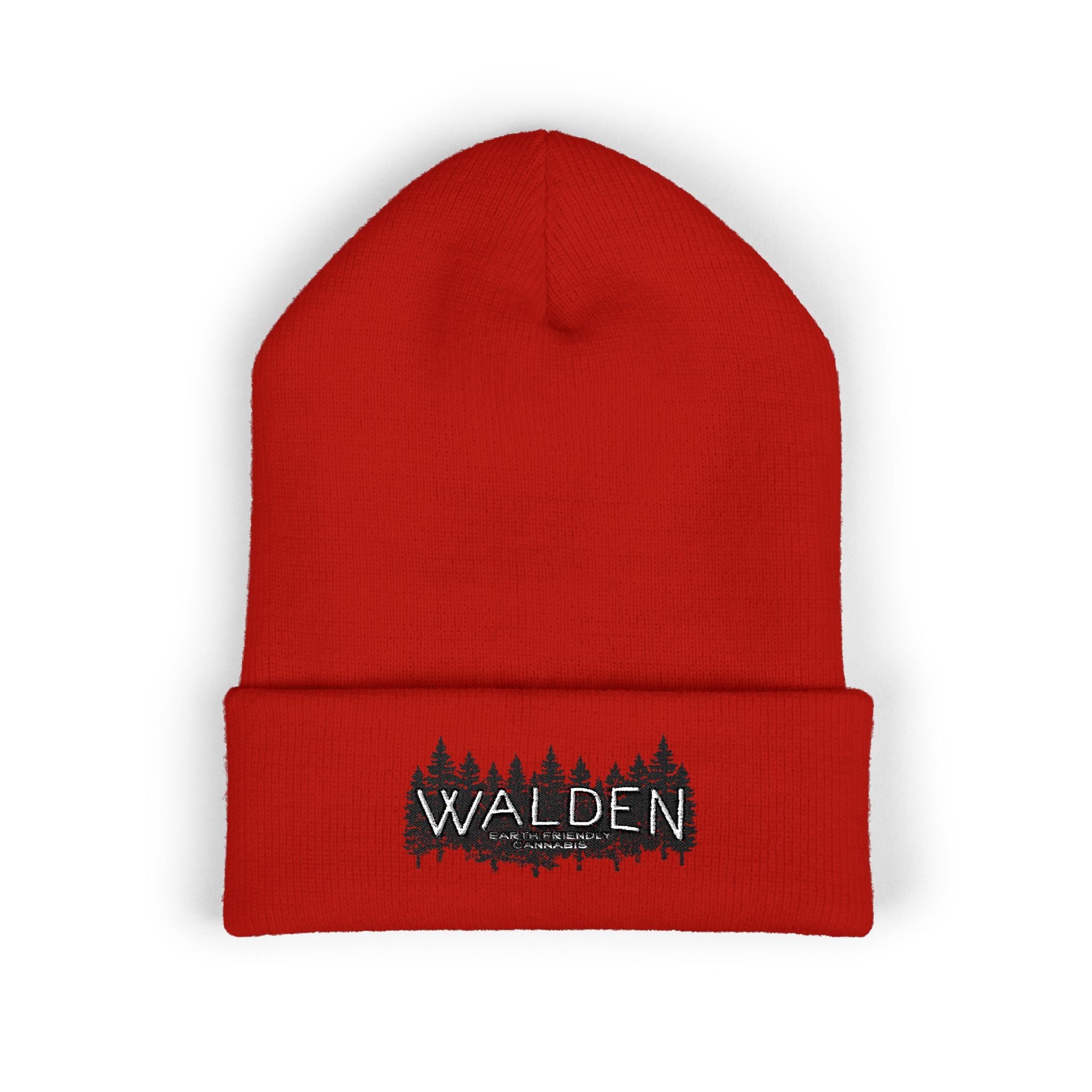 Walden Forest Embroidered Cuffed Beanie