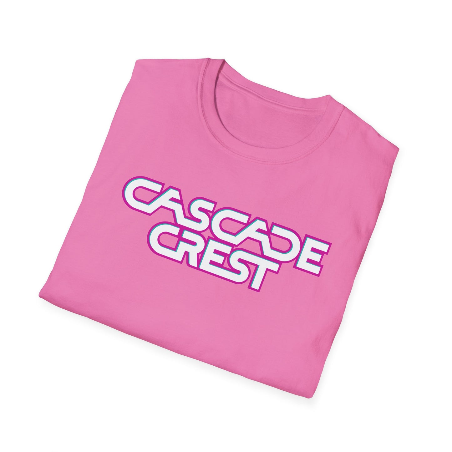 Cascade Crest Text Logo Tee