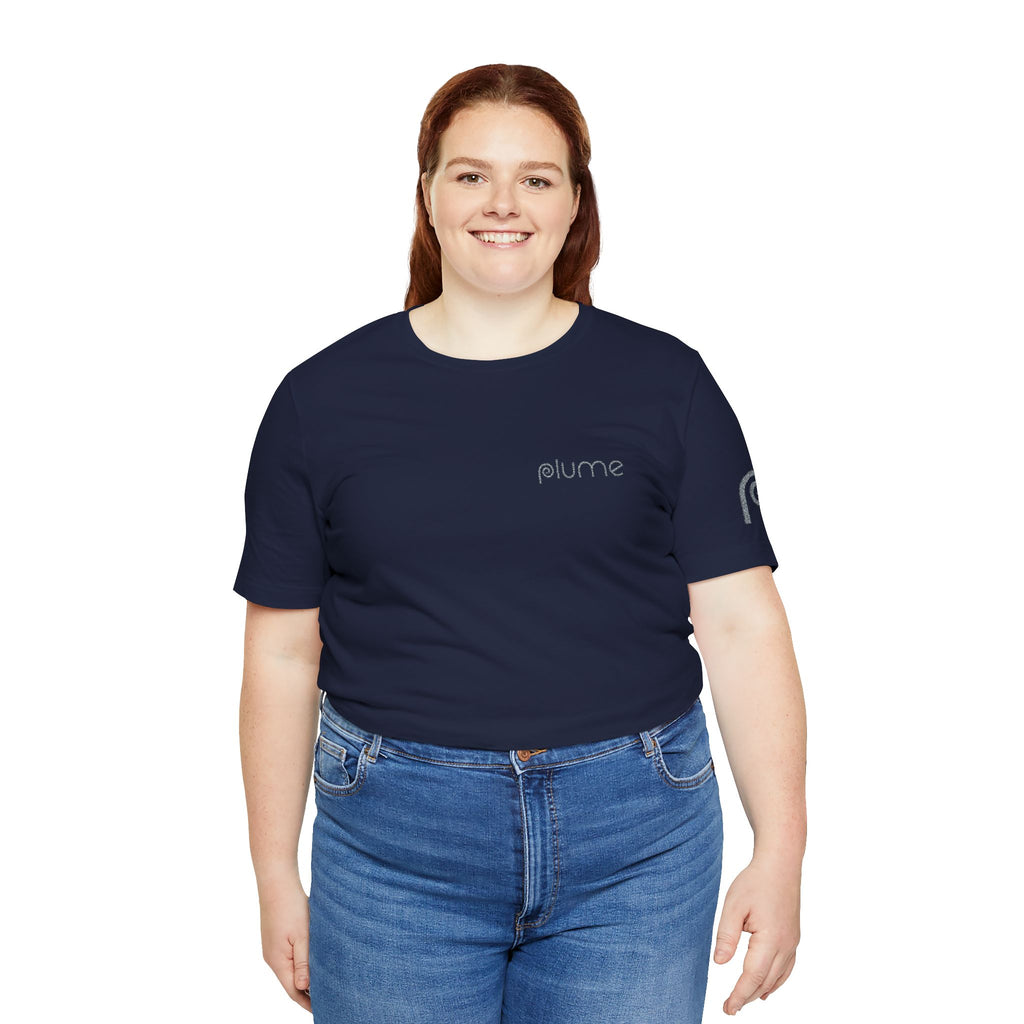 Plume Logo Embroidered Tee