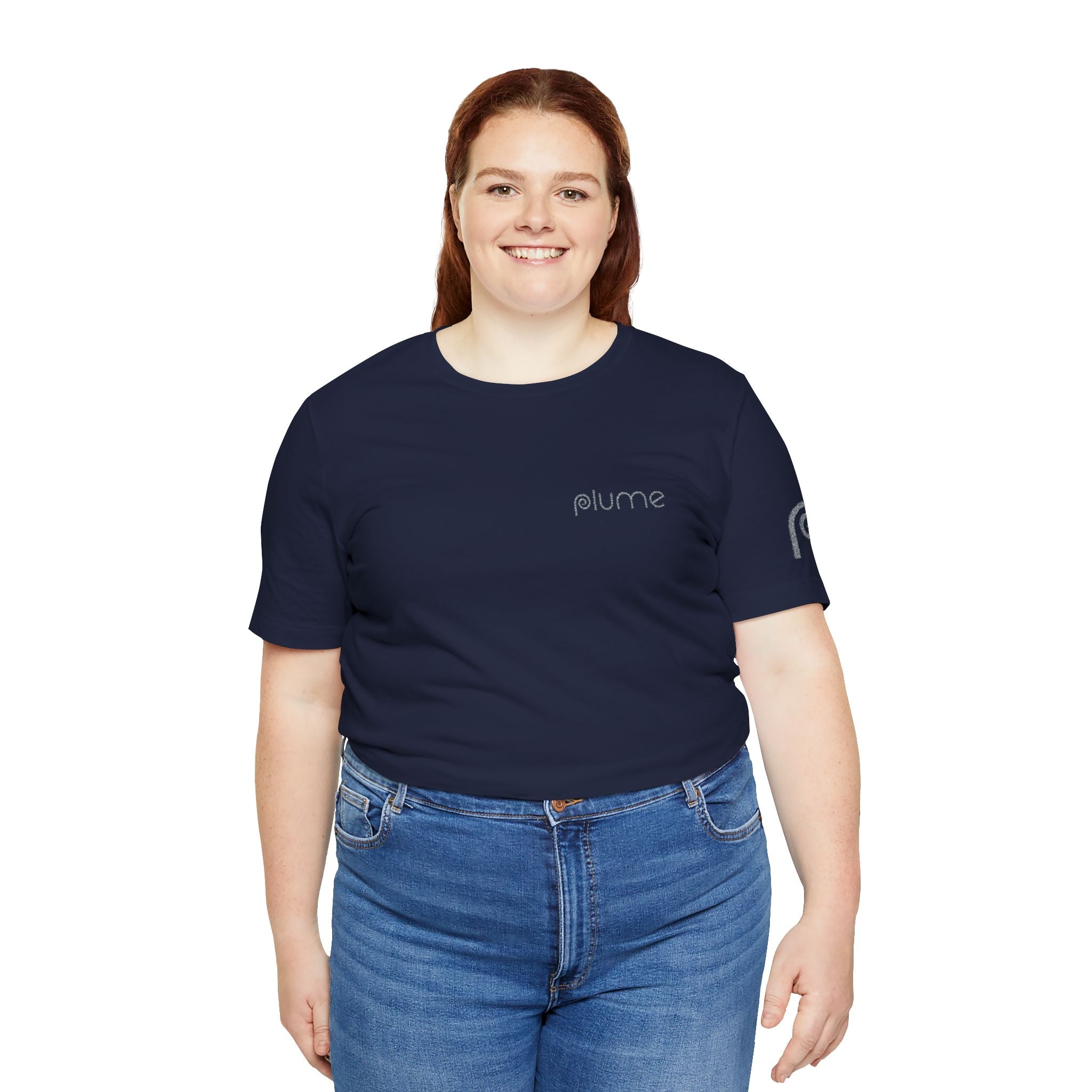 Plume Logo Embroidered Tee