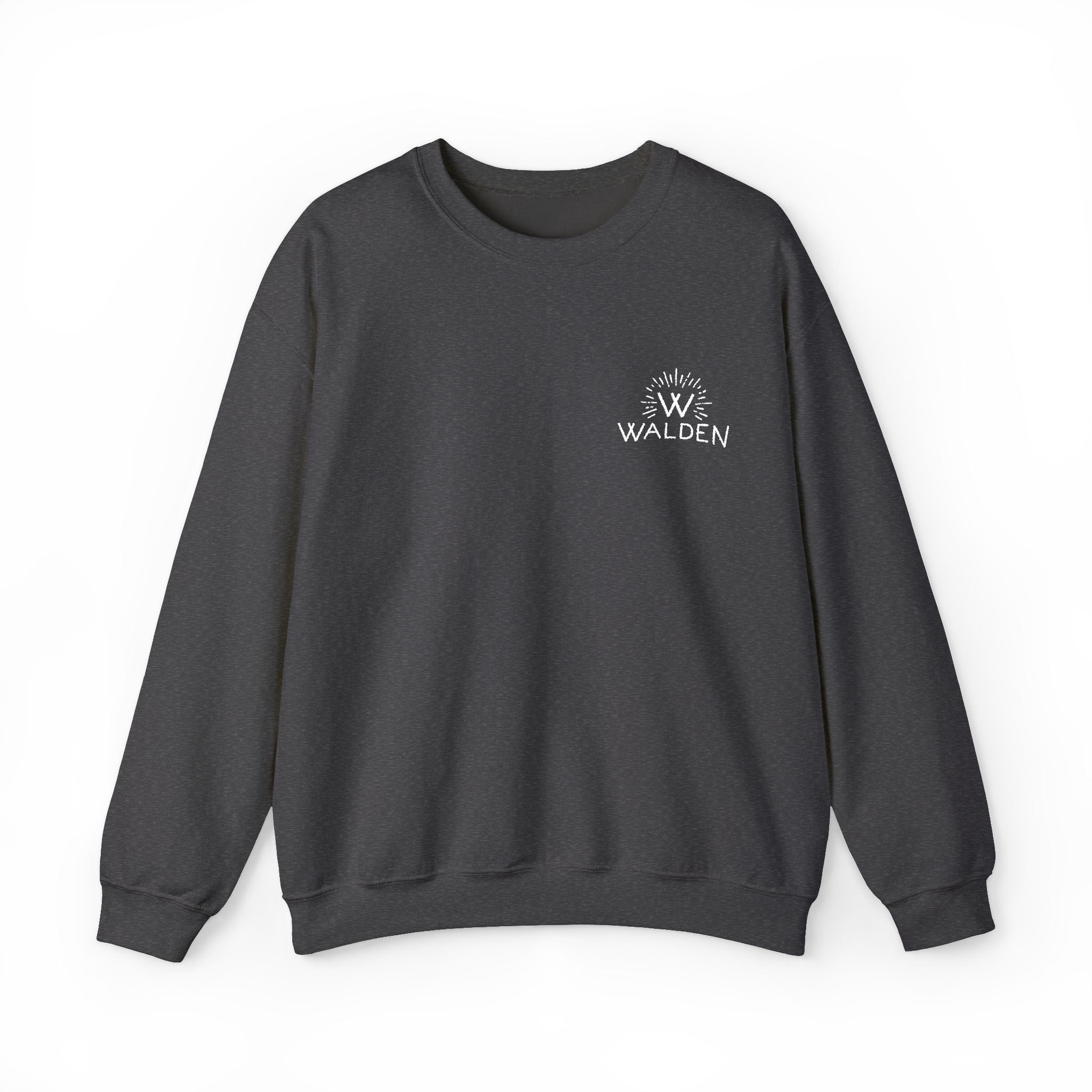 Walden Logo Crewneck Sweatshirt — Minimal Nature-Inspired Logo Pullover